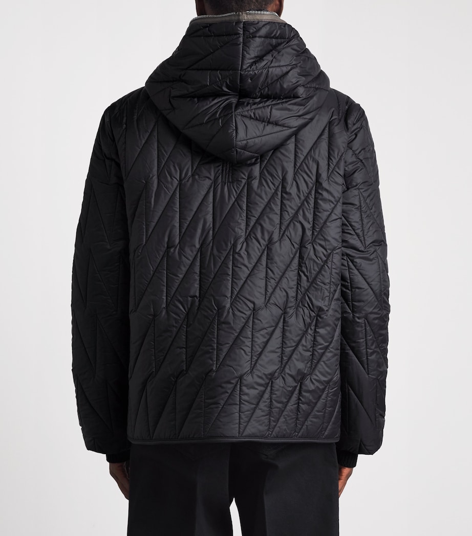 Rick Owens Mens Gimp Down Jacket Black Image 5