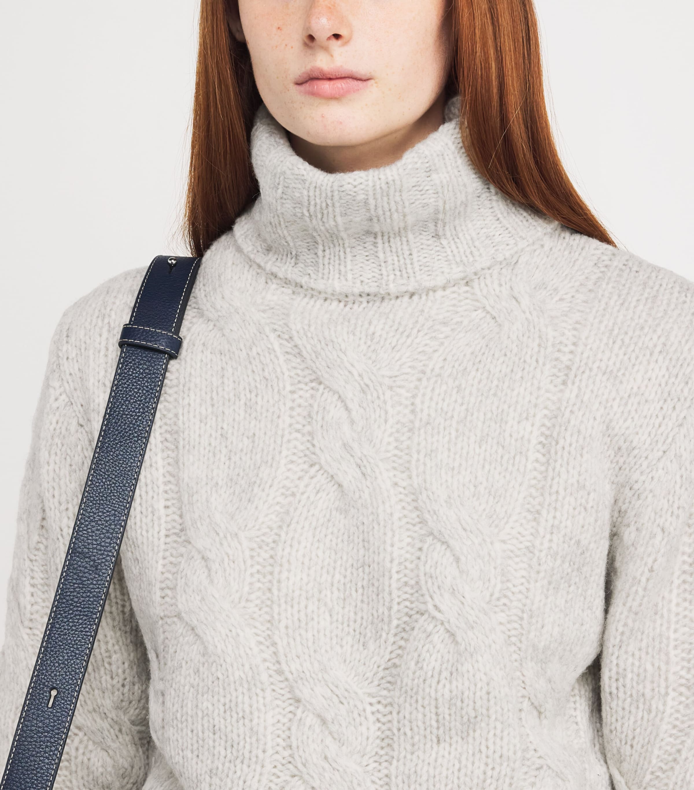 Wool-Blend Rollneck Sweater MELANGE GREY Image 6