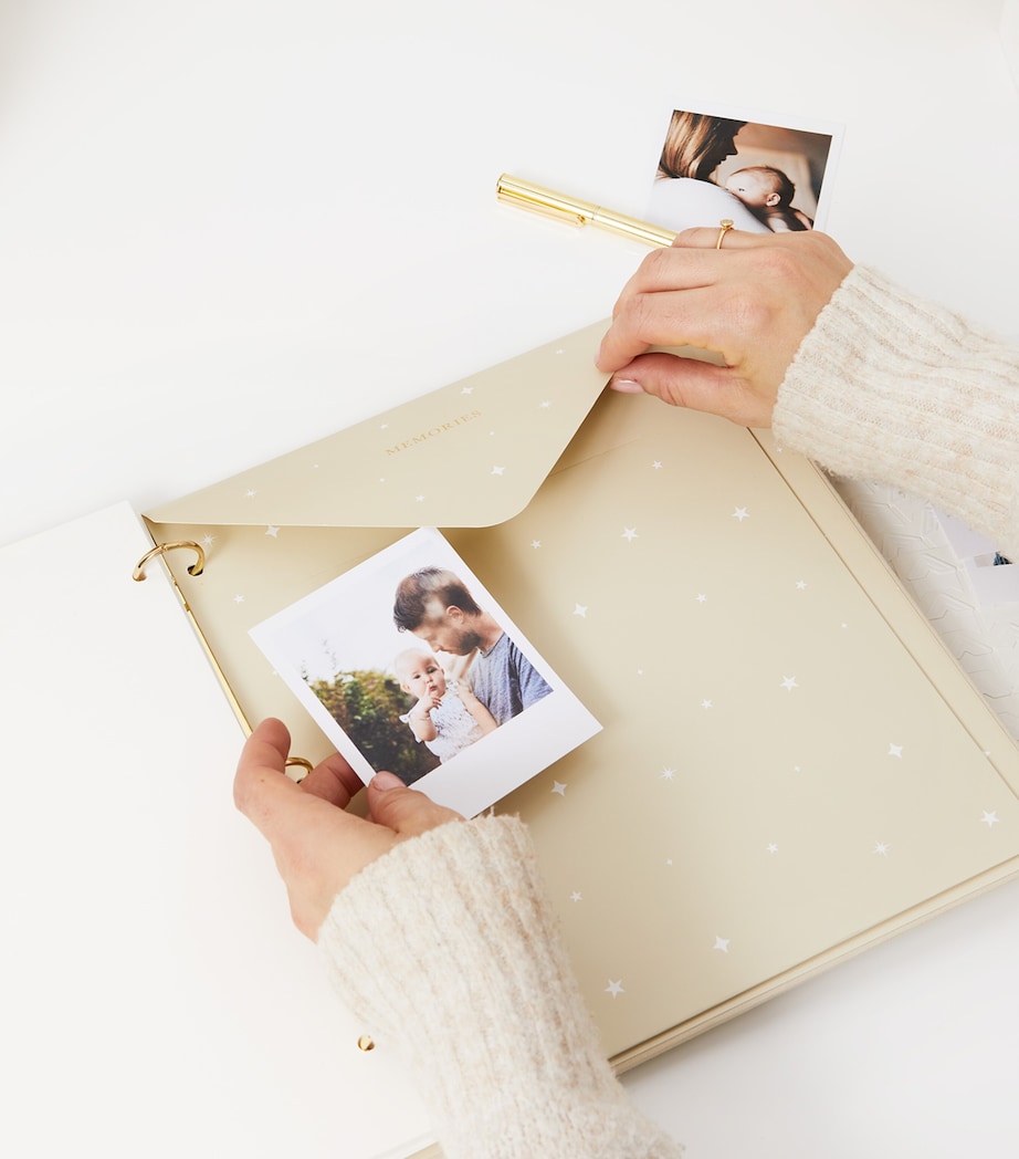 Safari Baby Photo Album IVORY/BEIGE, GOLD Image 7