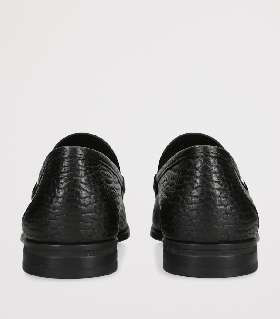 Leather Caspian Loafers BLACK Image 2