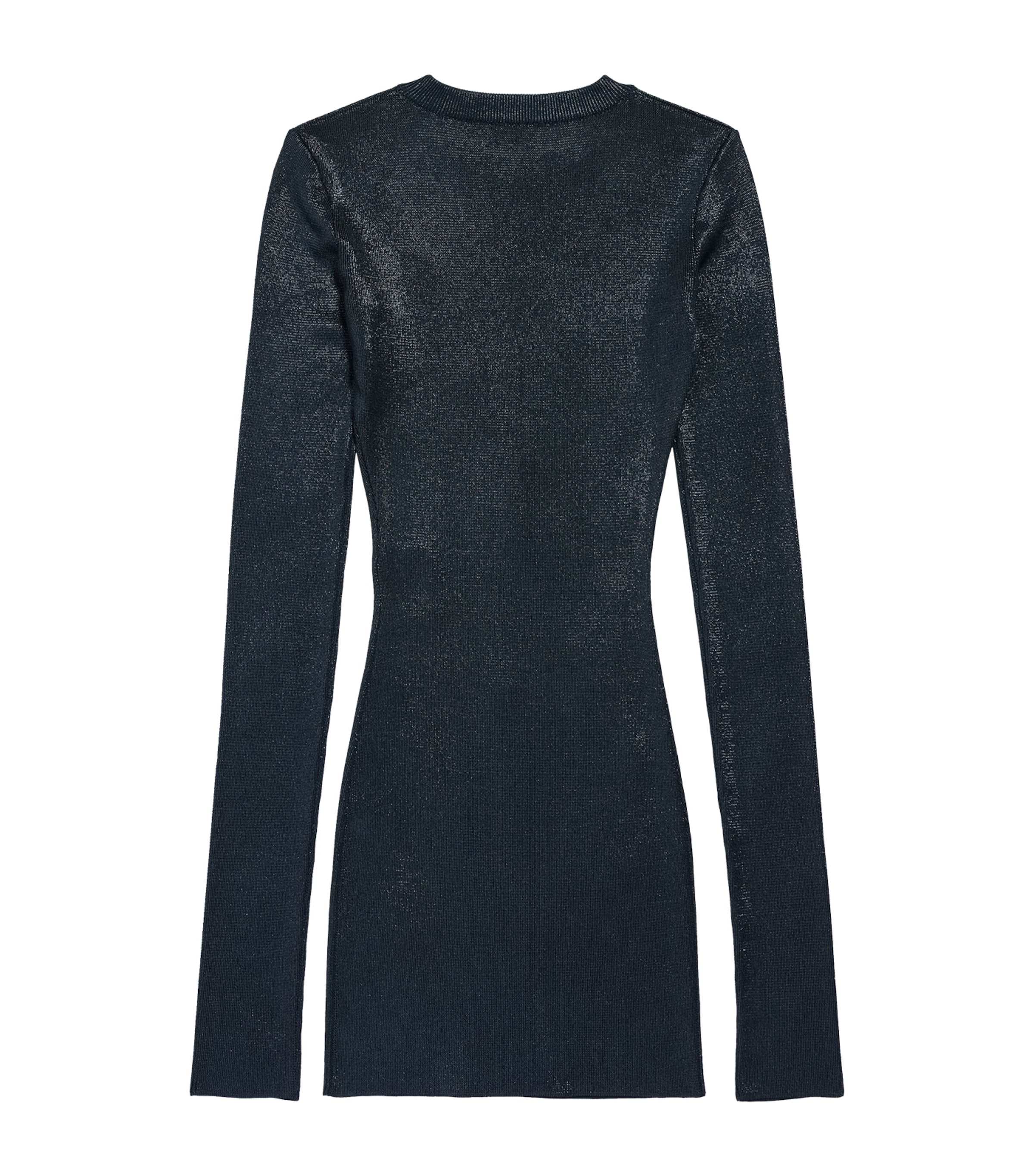 Metallic Long-Sleeve Mini Dress 8071 Image 5