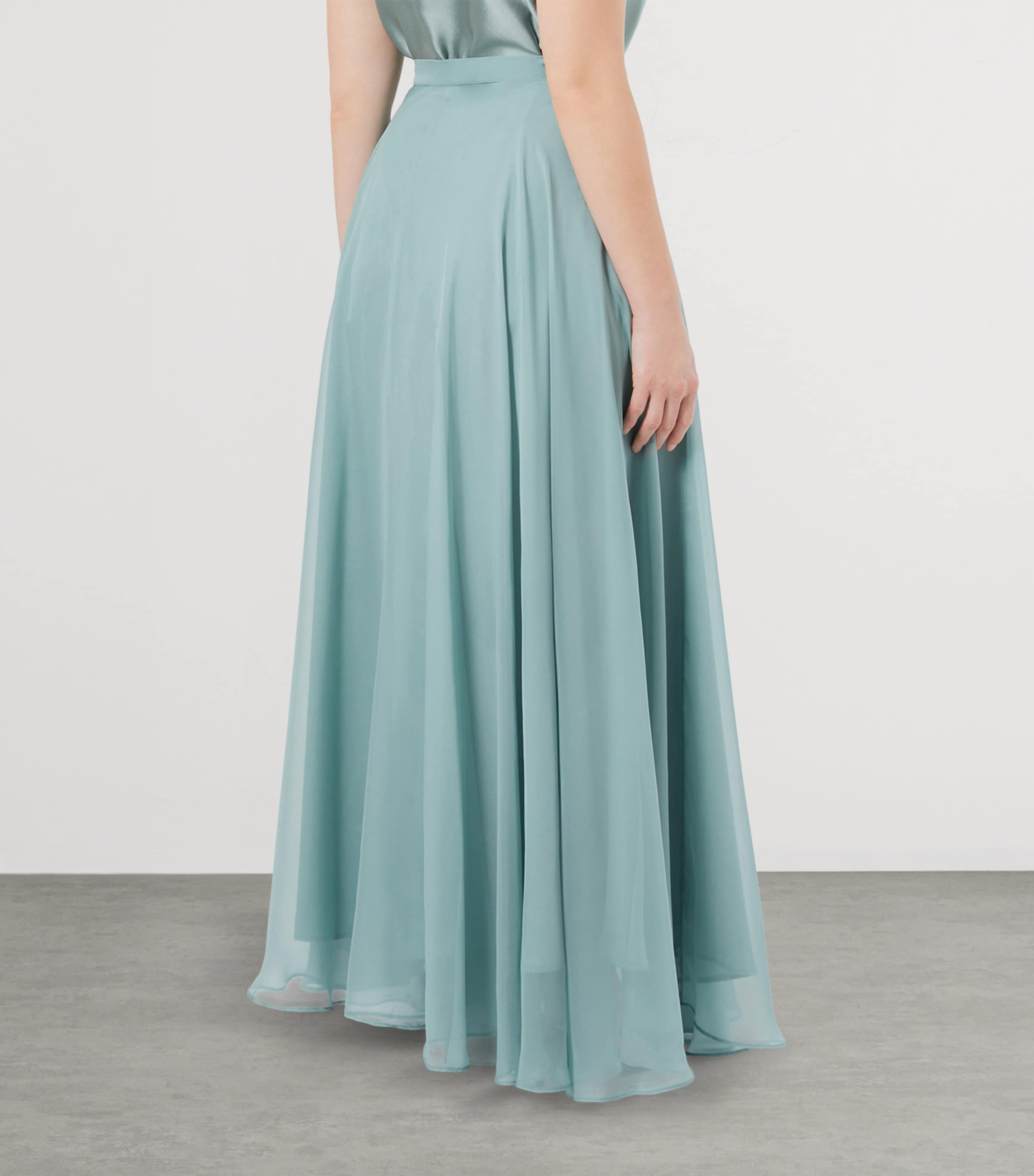 Fontana Maxi Skirt PASTEL GREEN Image 3