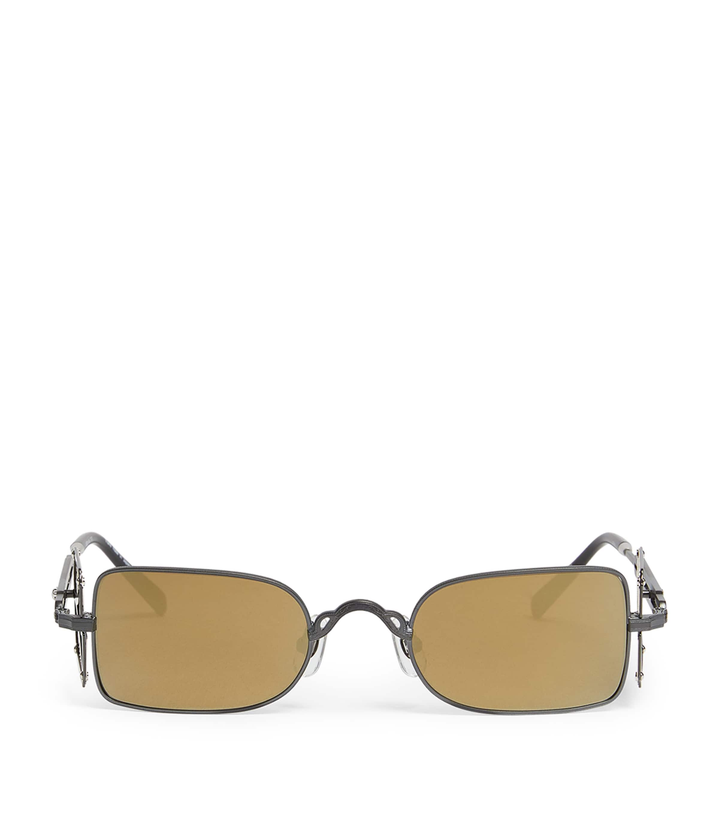 Matsuda Heritage Side-shield Sunglasses In Black