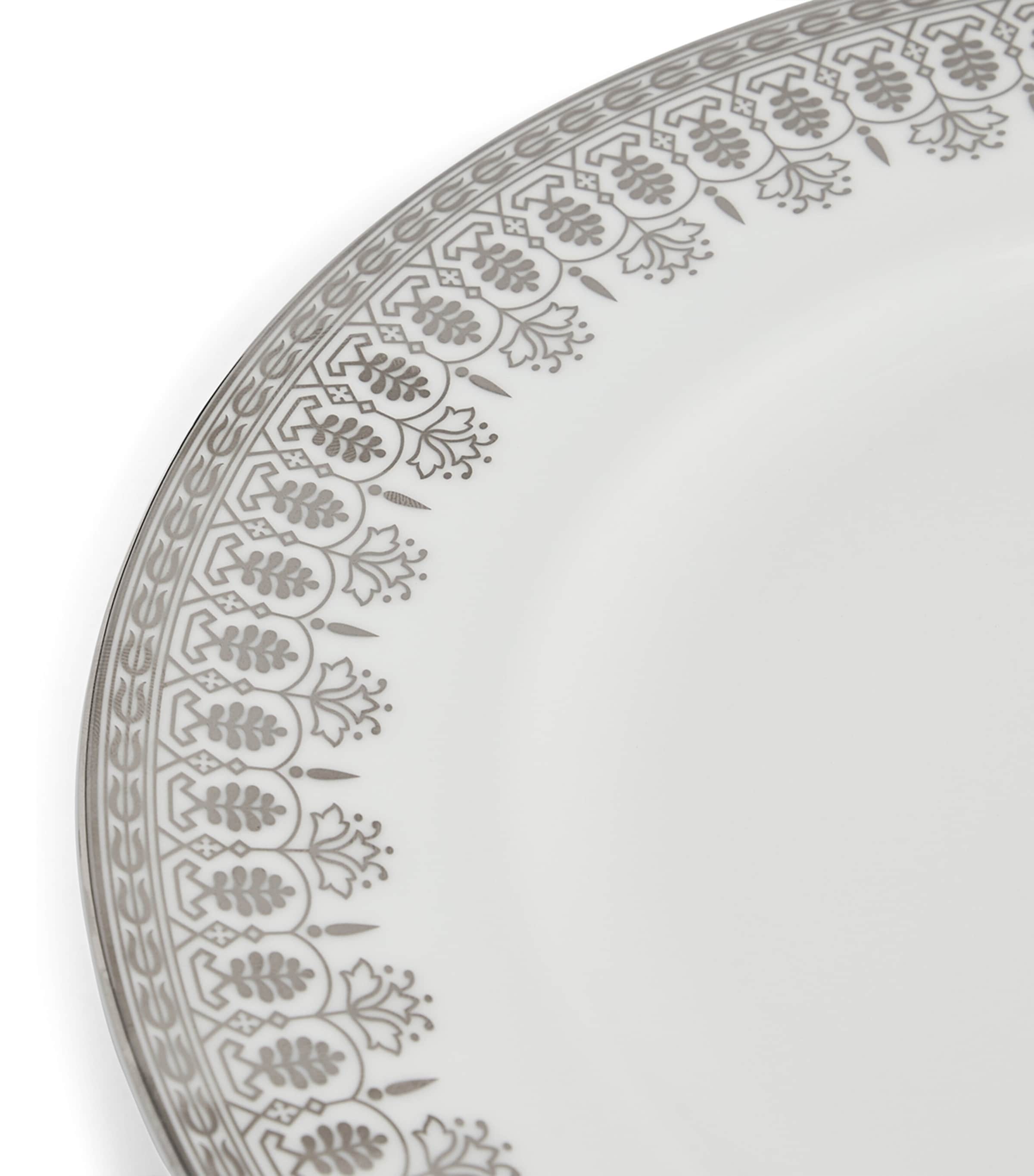Bone China Silver Tonquin Plate (27cm) SILVER Image 5