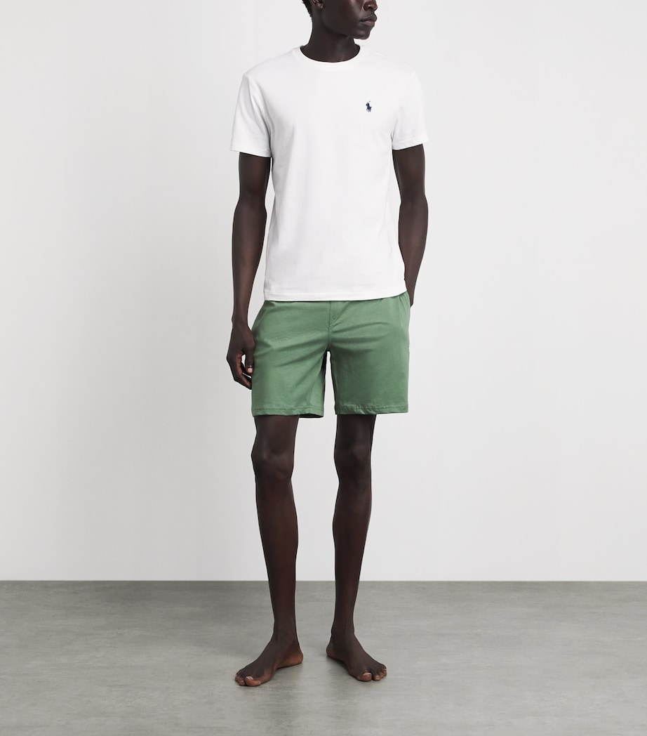Polo Ralph Lauren Mens Cotton Jersey Pyjama Shorts Fatigue Image 2