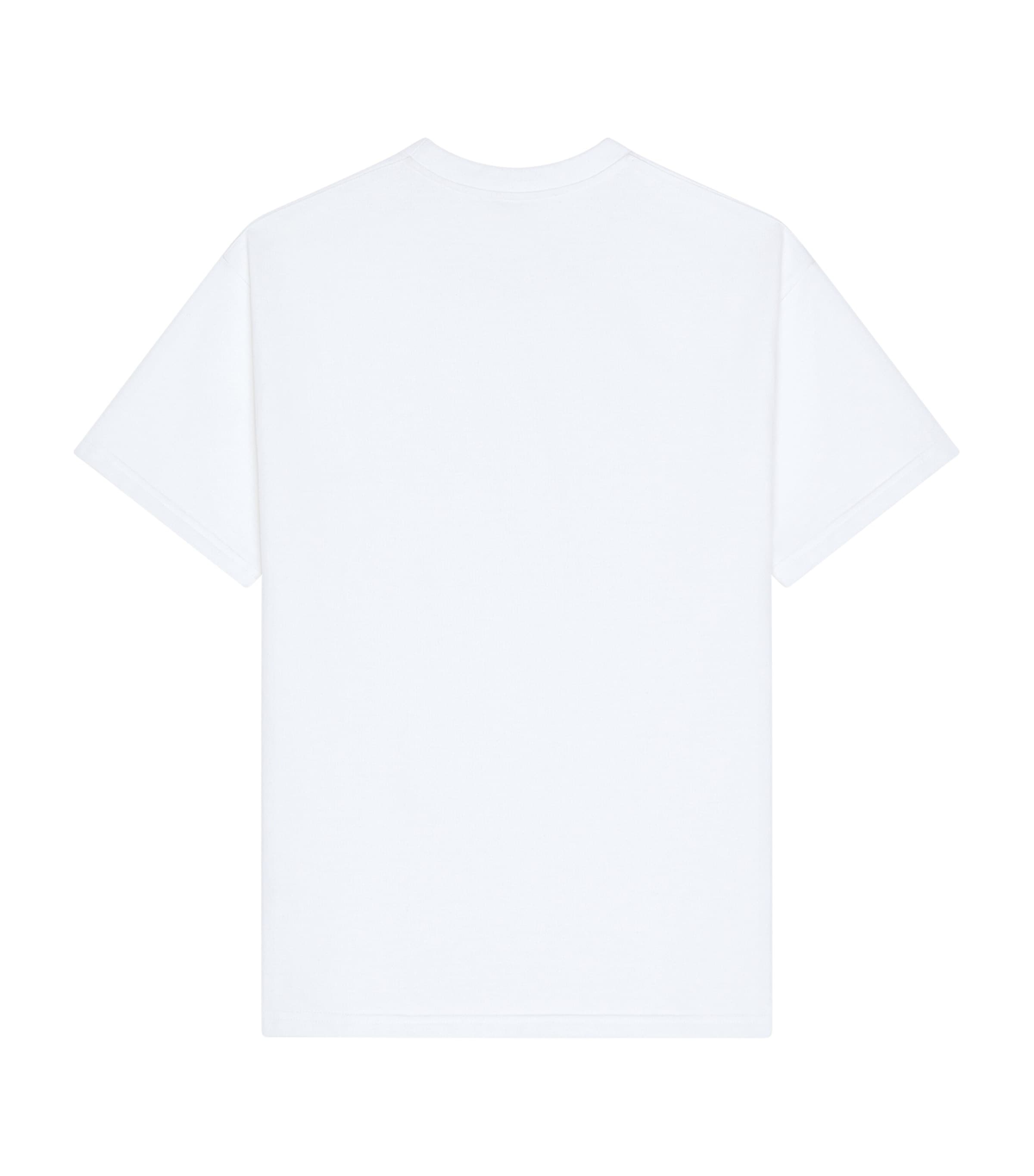 Cotton-Silk Logo T-Shirt WHITE Image 3