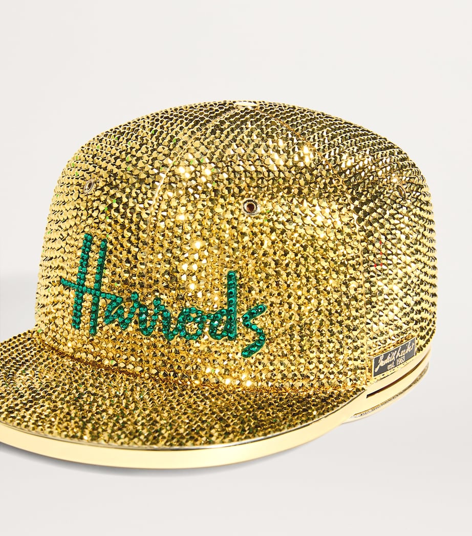 x Harrods EXCLUSIVE Cap Clutch Bag CHAMPAGNE AURUM MULT Image 4