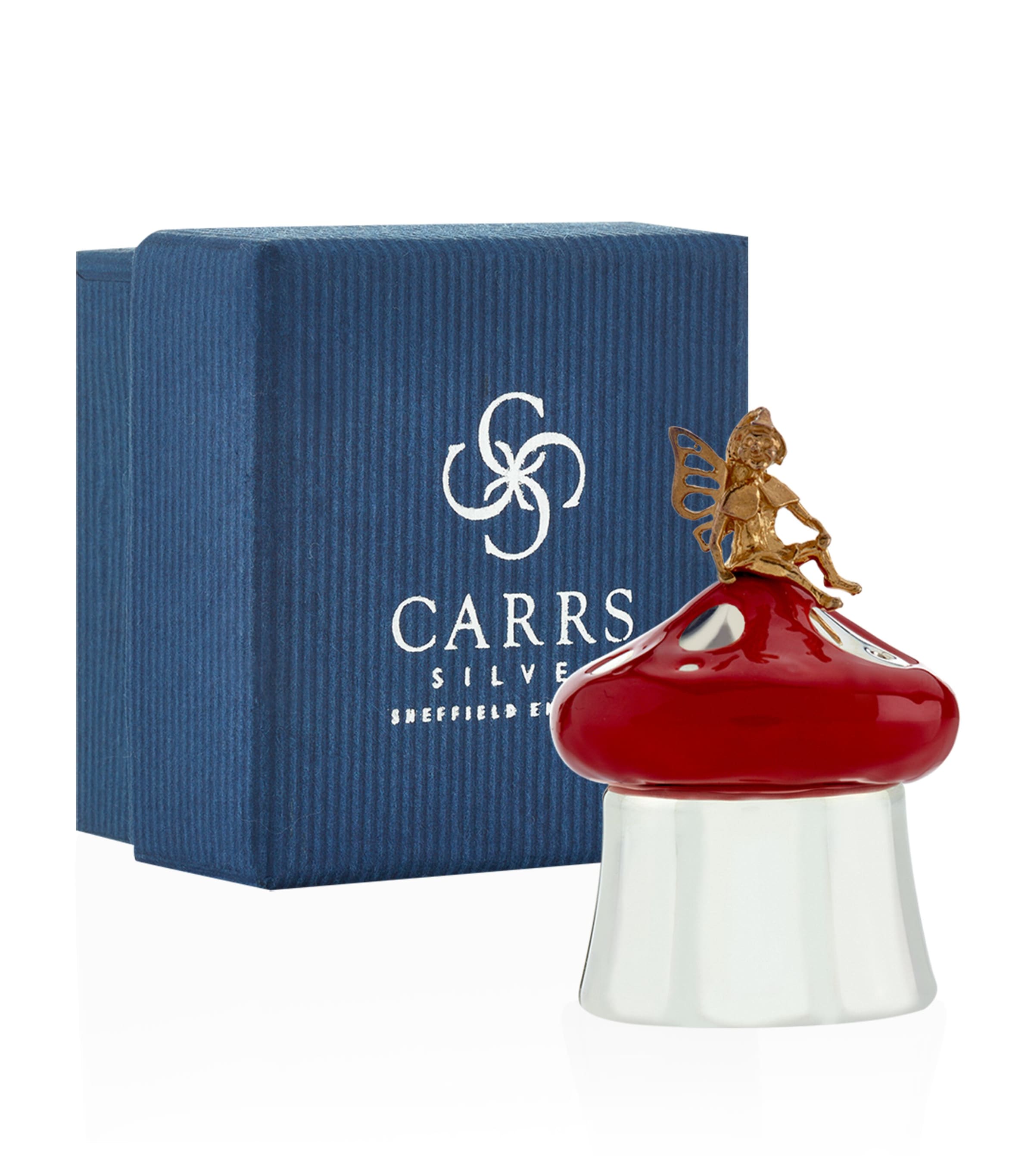 Carrs Silver Sterling Silver Toadstool Keepsake Box In Silver
