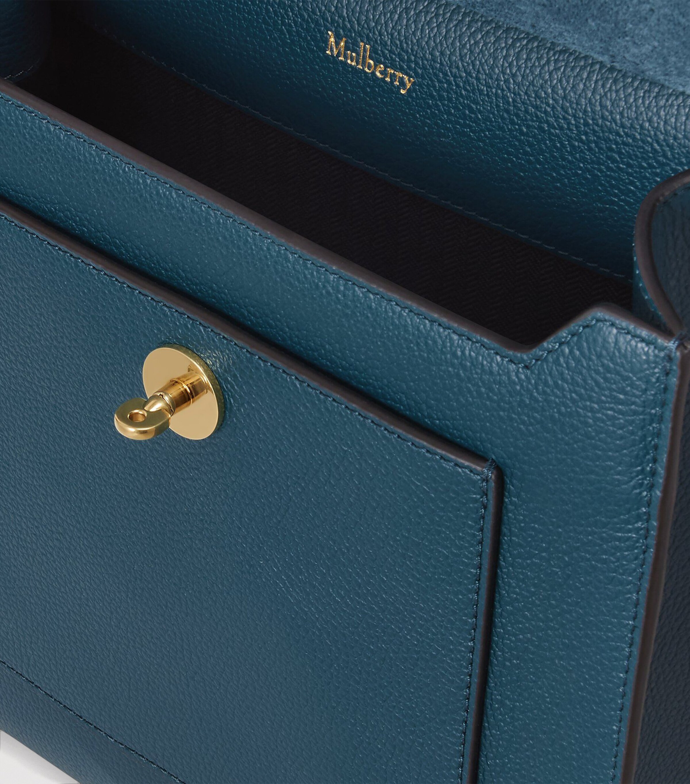 Mulberry Small Antony Cross-Body Bag Out Of The Blue Image 3