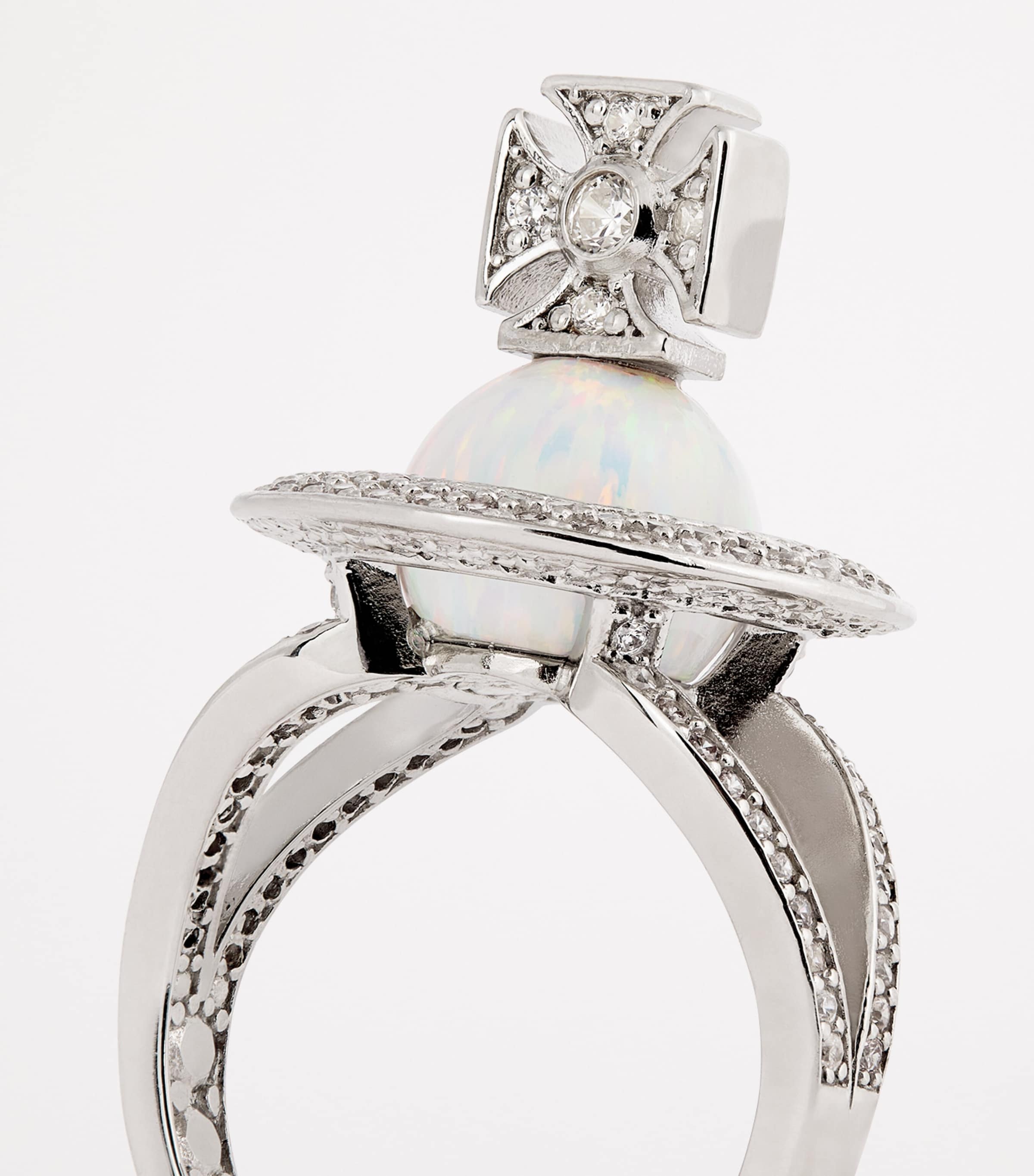 Vivienne Westwood Sterling Silver Eabha Ring | Harrods US