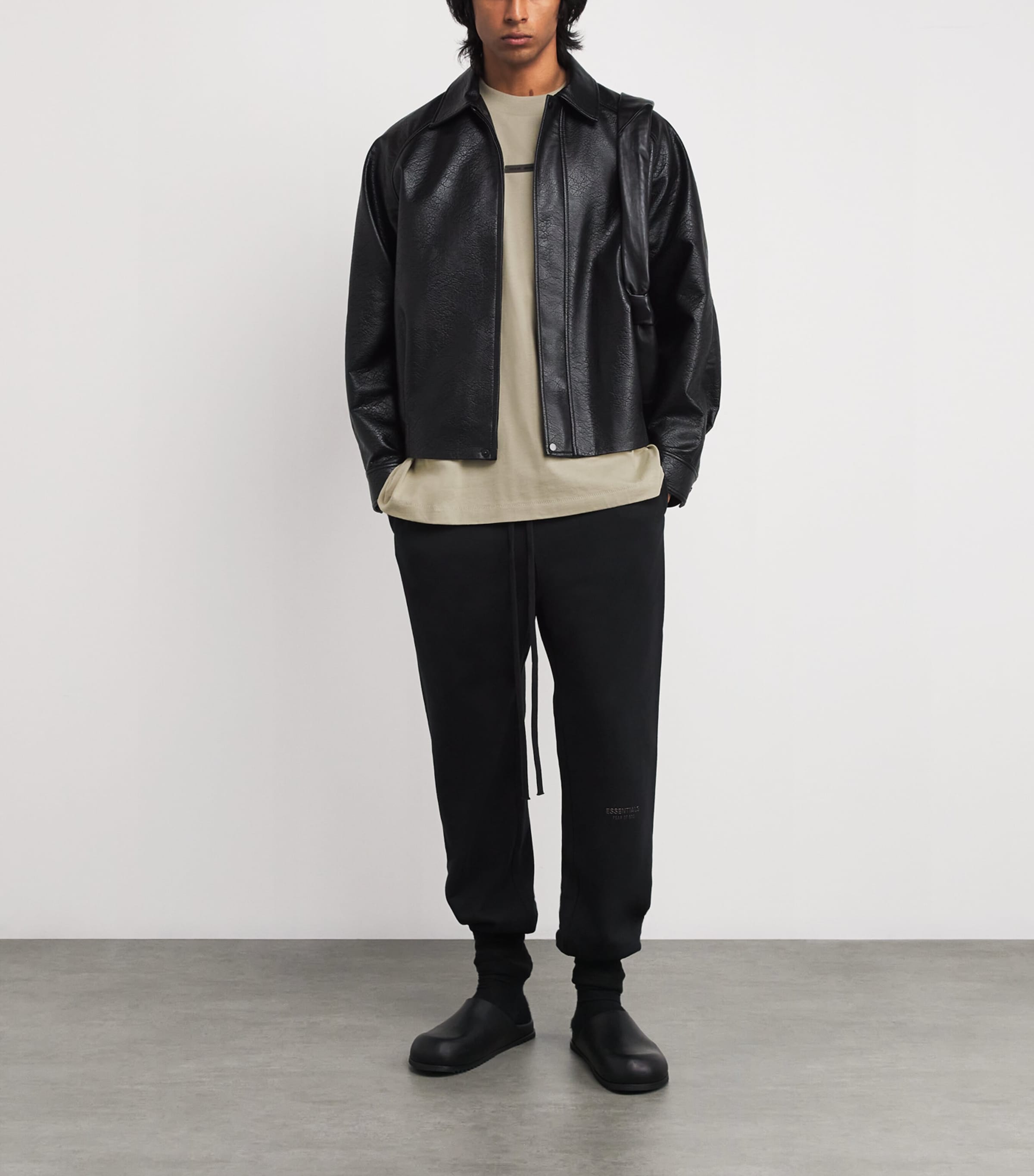 Cotton Logo Oversized T-Shirt ABBEY STONE Image 2