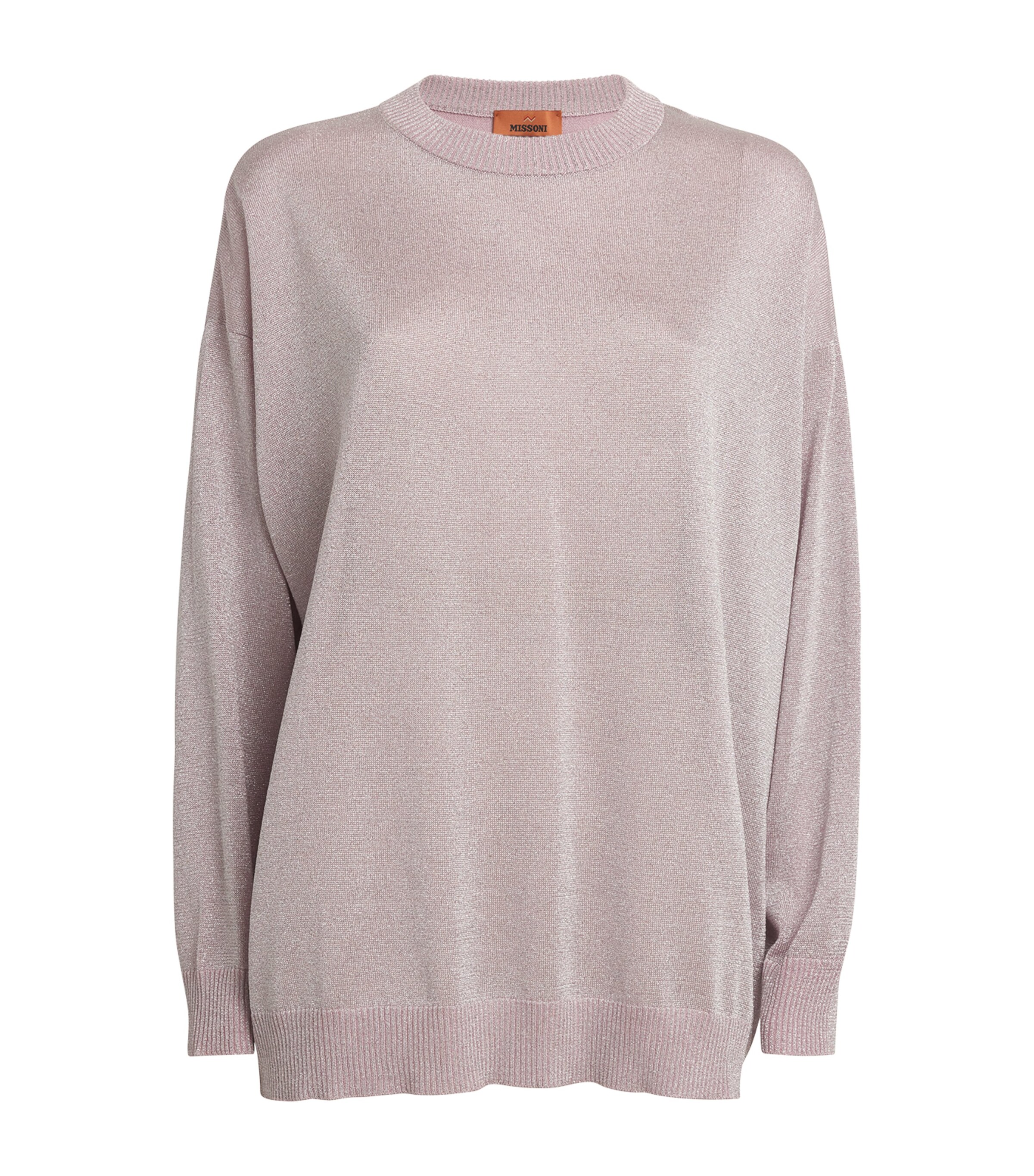 Lamé Sweater S30DF LIGHT PINK Image 1
