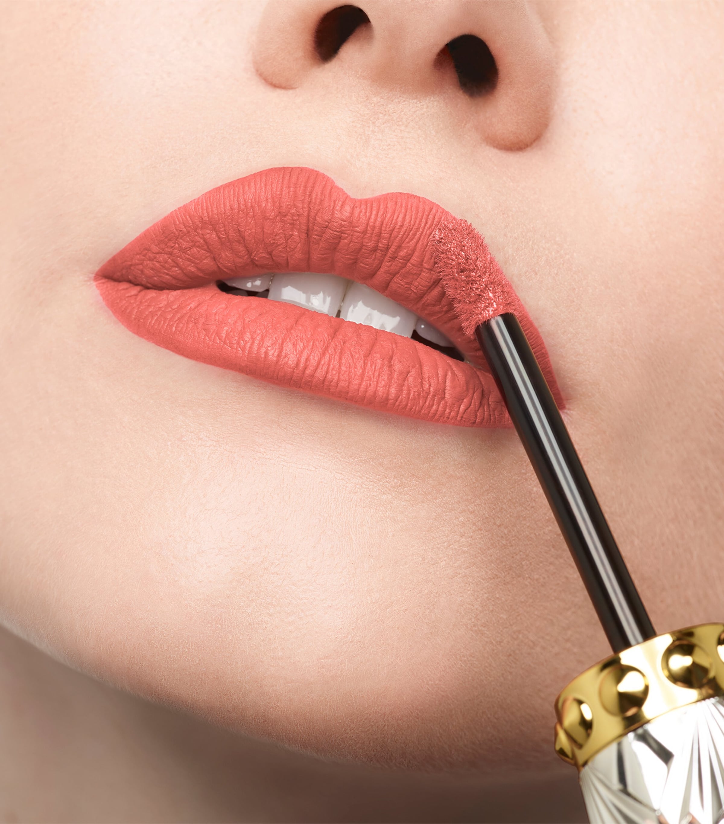 Rouge Louboutin Matte Fluid MILKY PEACH Image 6
