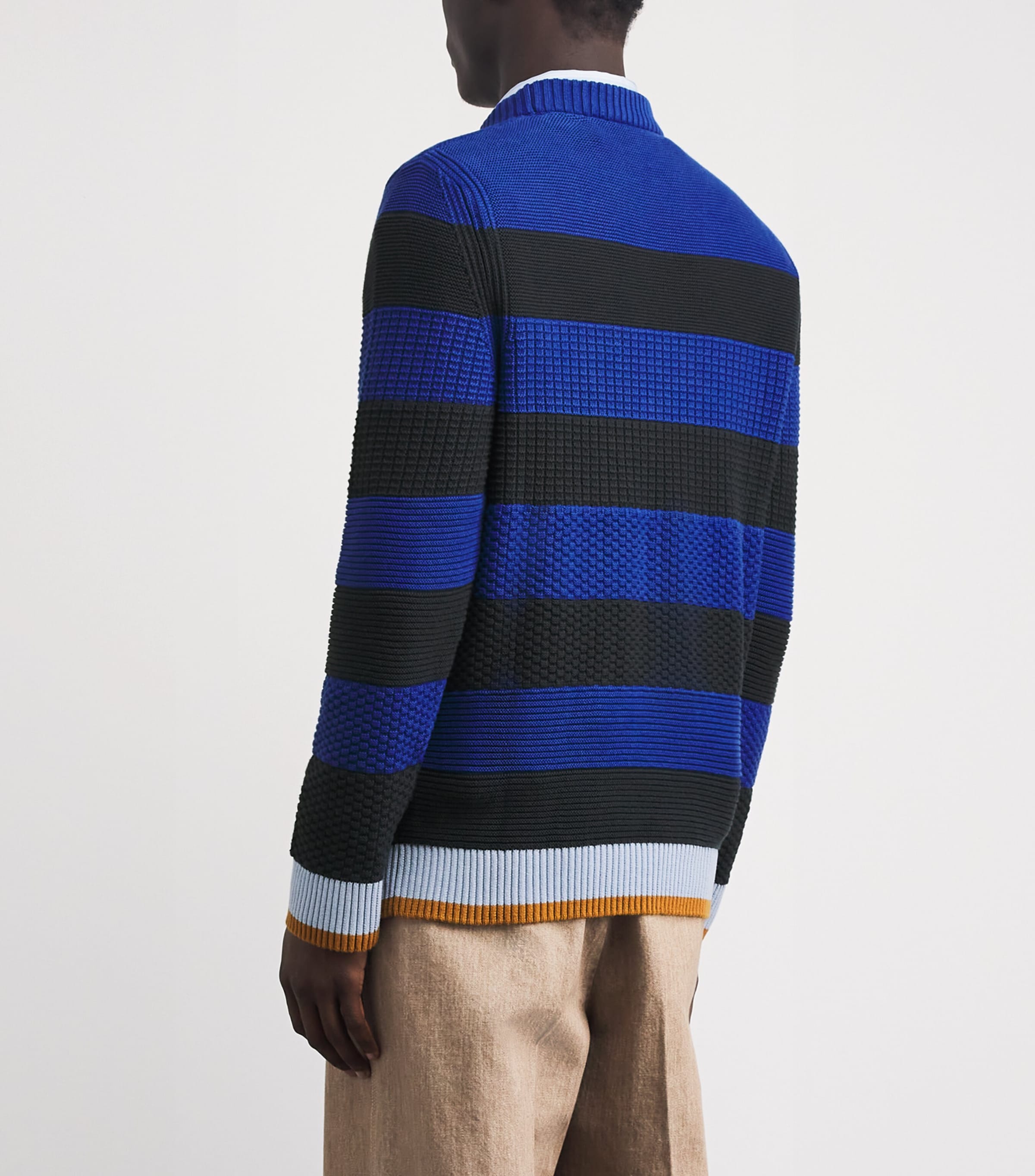 Barbour Navy x Paul Smith Cotton Stripe Southwold Sweater | Harrods US