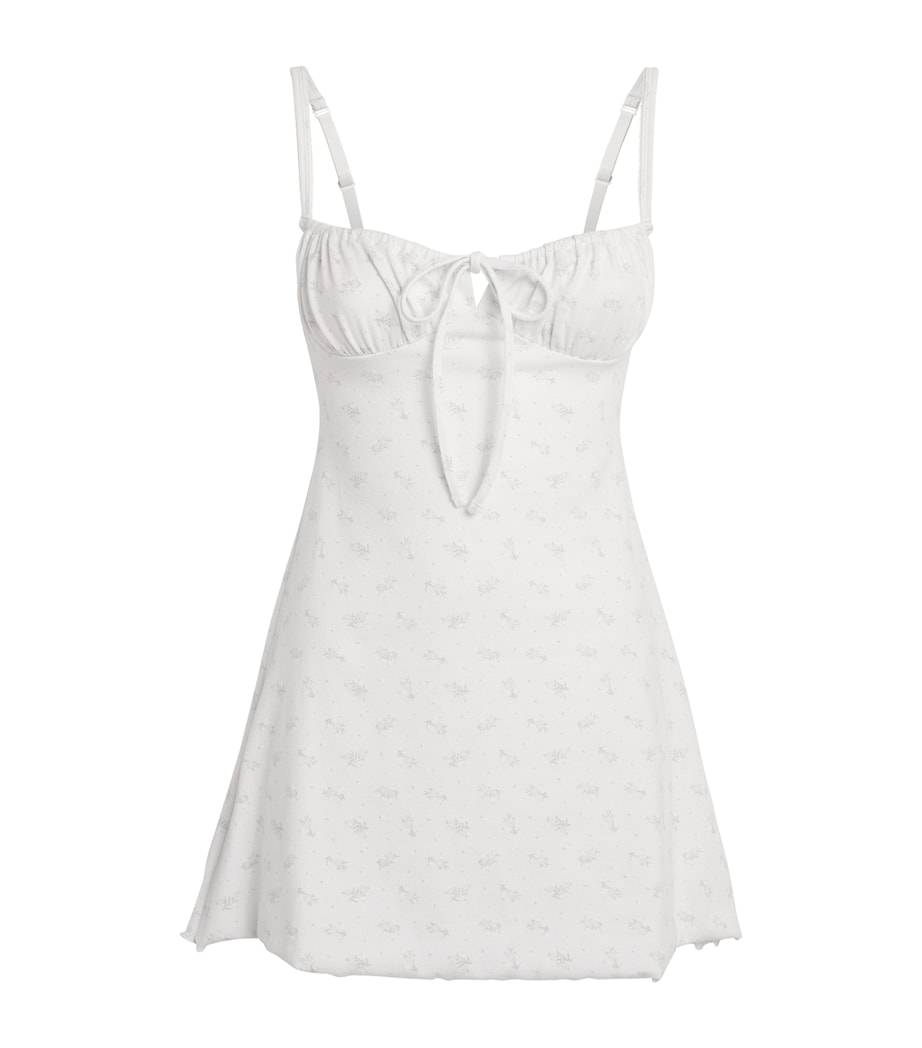 Pointelle Mini Dress PACIFIC FLORAL PRINT Image 1