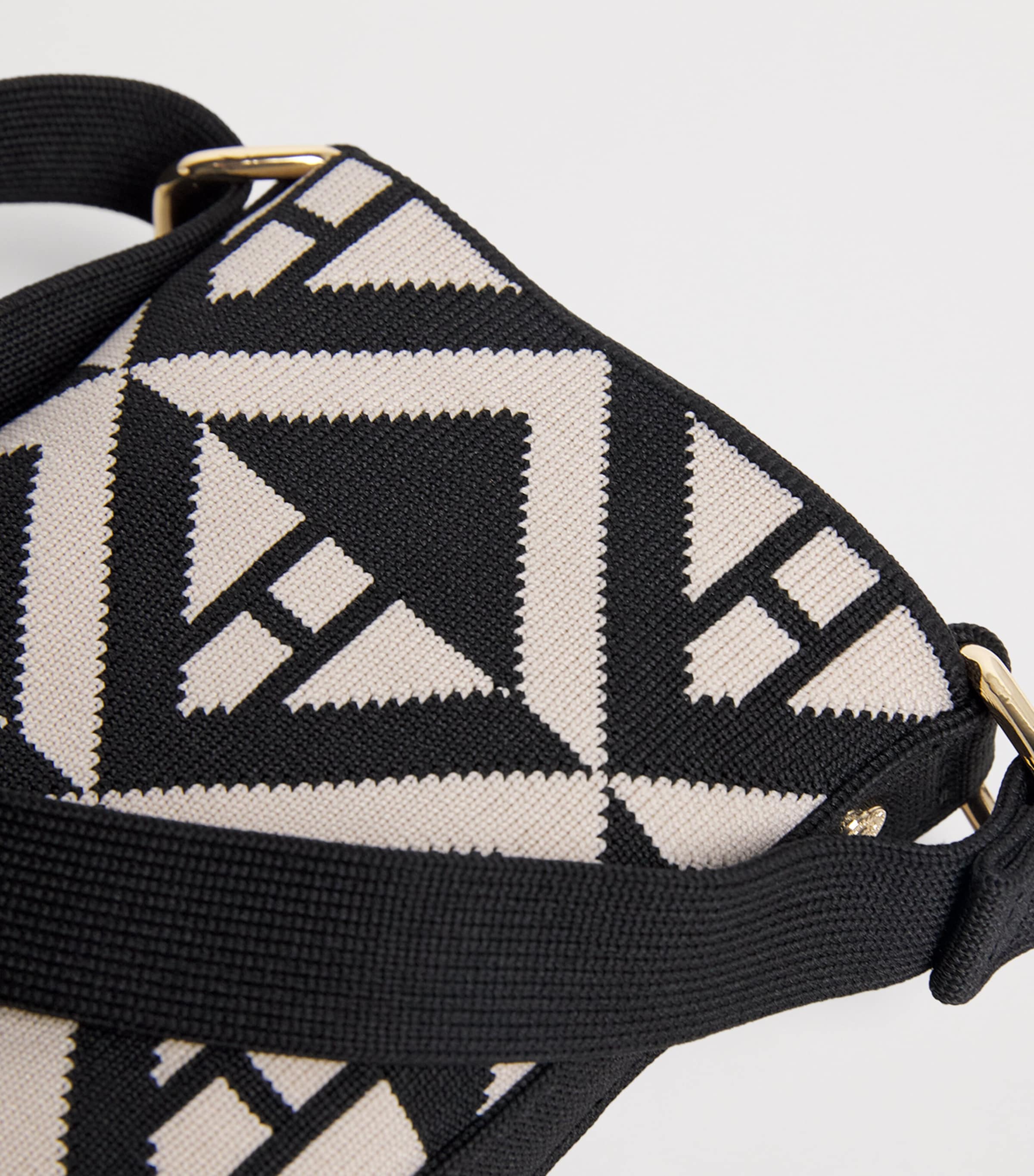 Harrods Geo Jacquard Phone Pouch Multi Print Image 4
