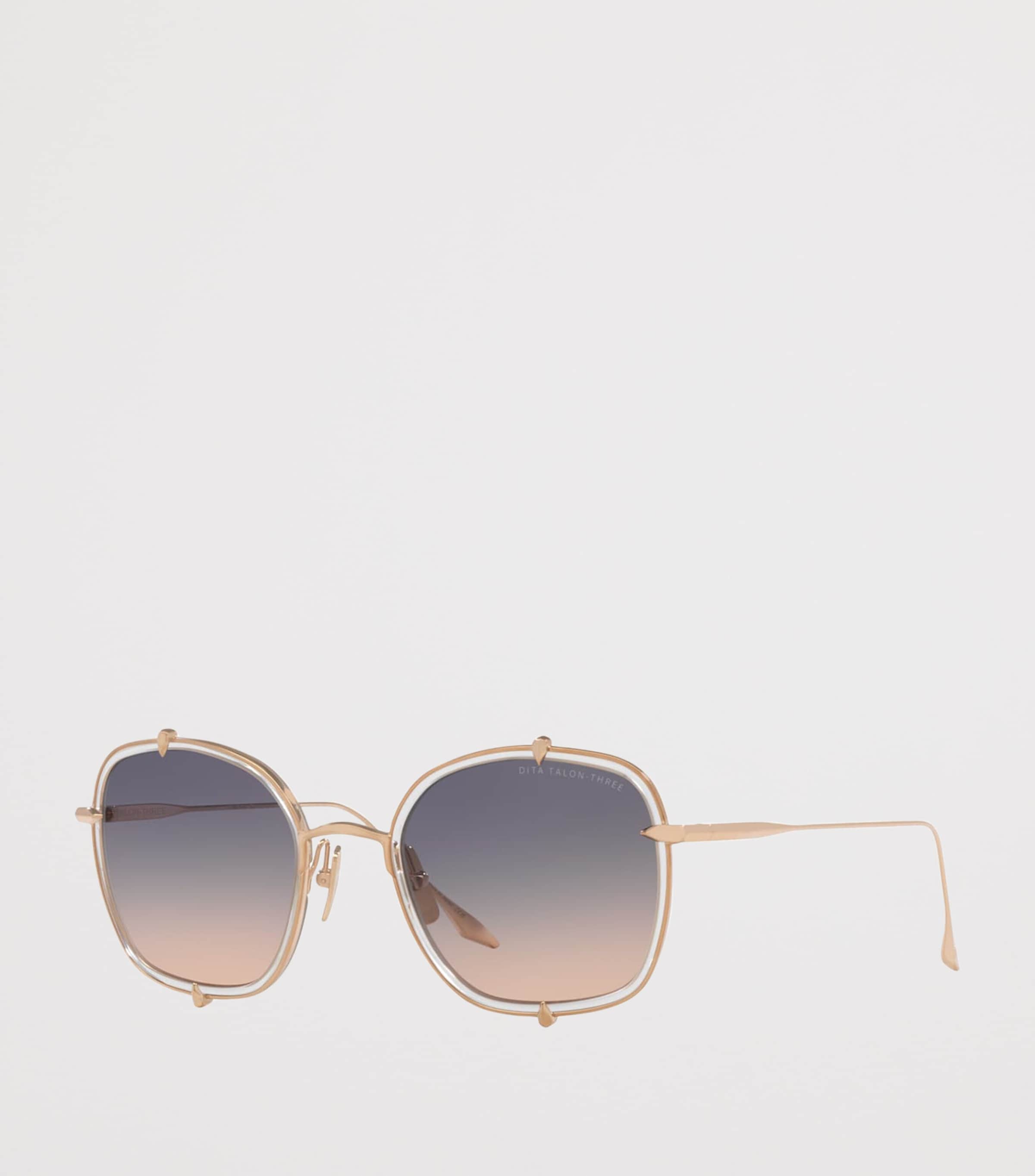 DITA Talon-Three Square Sunglasses Gold Image 2