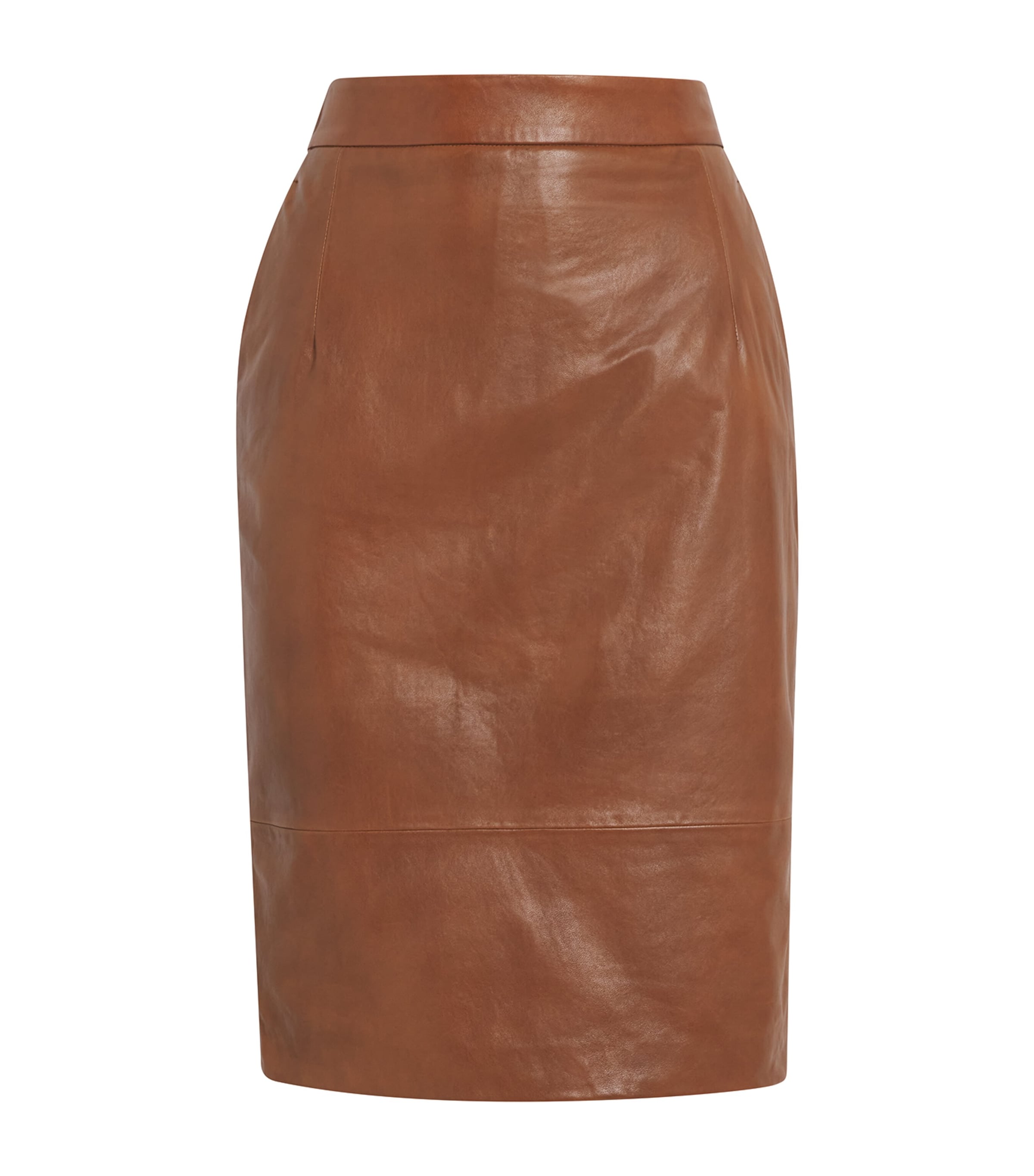 Weekend Max Mara Lambskin Midi Skirt | Women Clothing | Skirts | Leather Skirts | Designers | Weekend Max Mara
