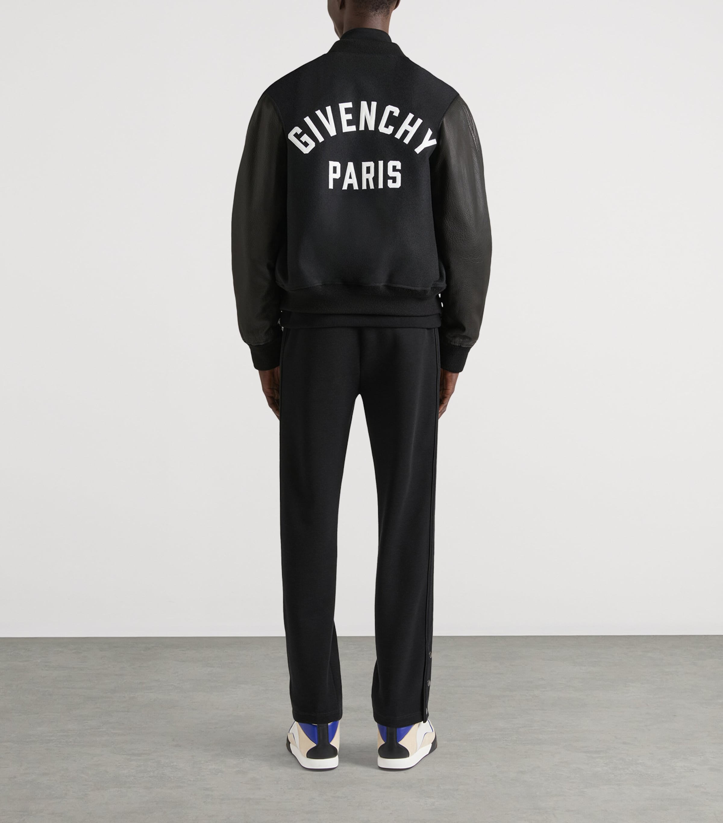 Givenchy Mens Wool-Lambskin Bomber Jacket Image 3