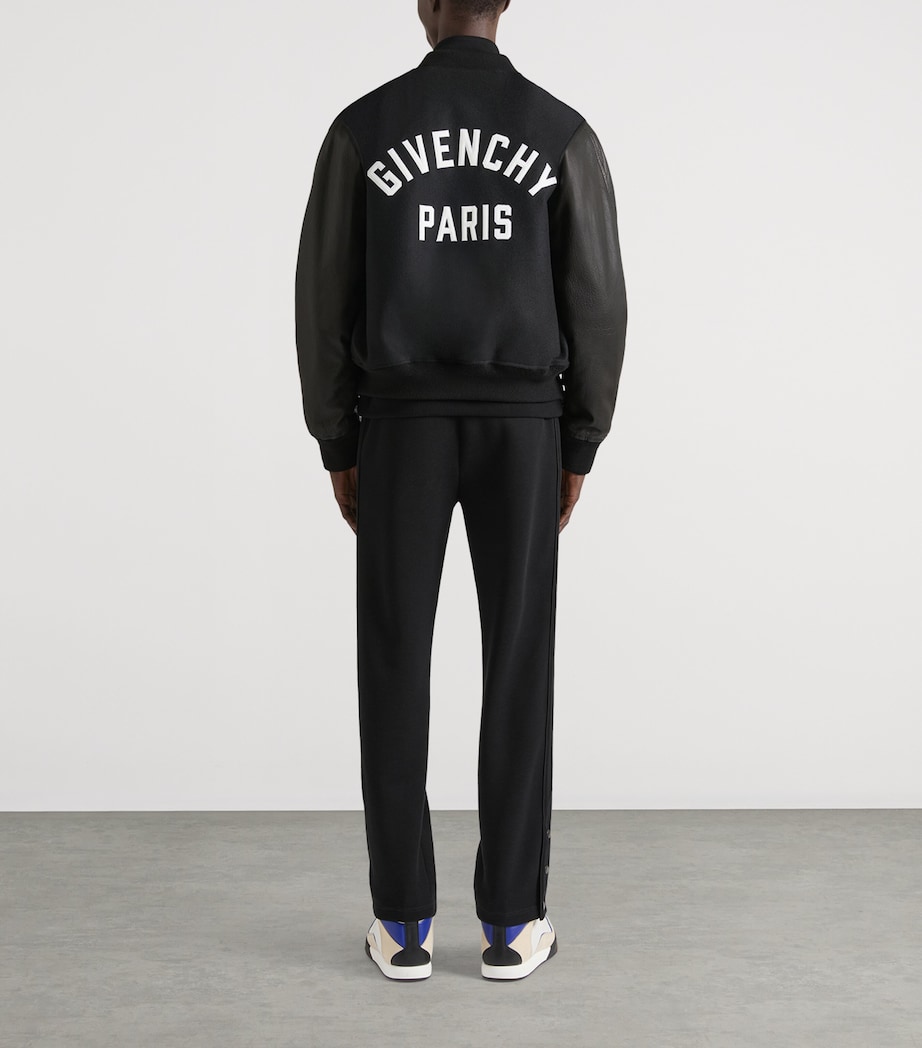 Givenchy Mens Wool-Lambskin Bomber Jacket Image 3