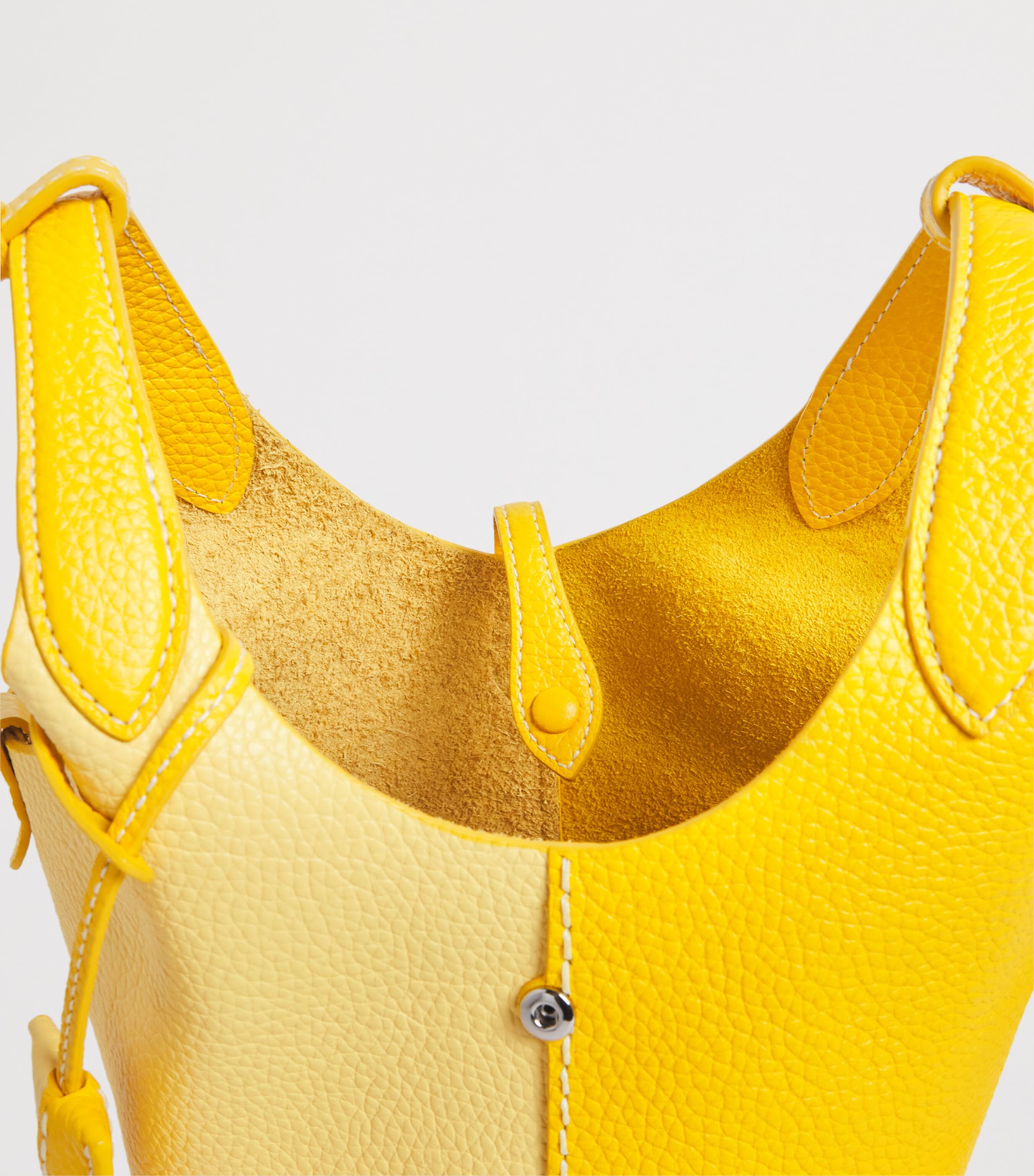 Polo Ralph Lauren Small Leather Polo Play Cross-Body Bag Canary Yel/lemon Mer Image 5