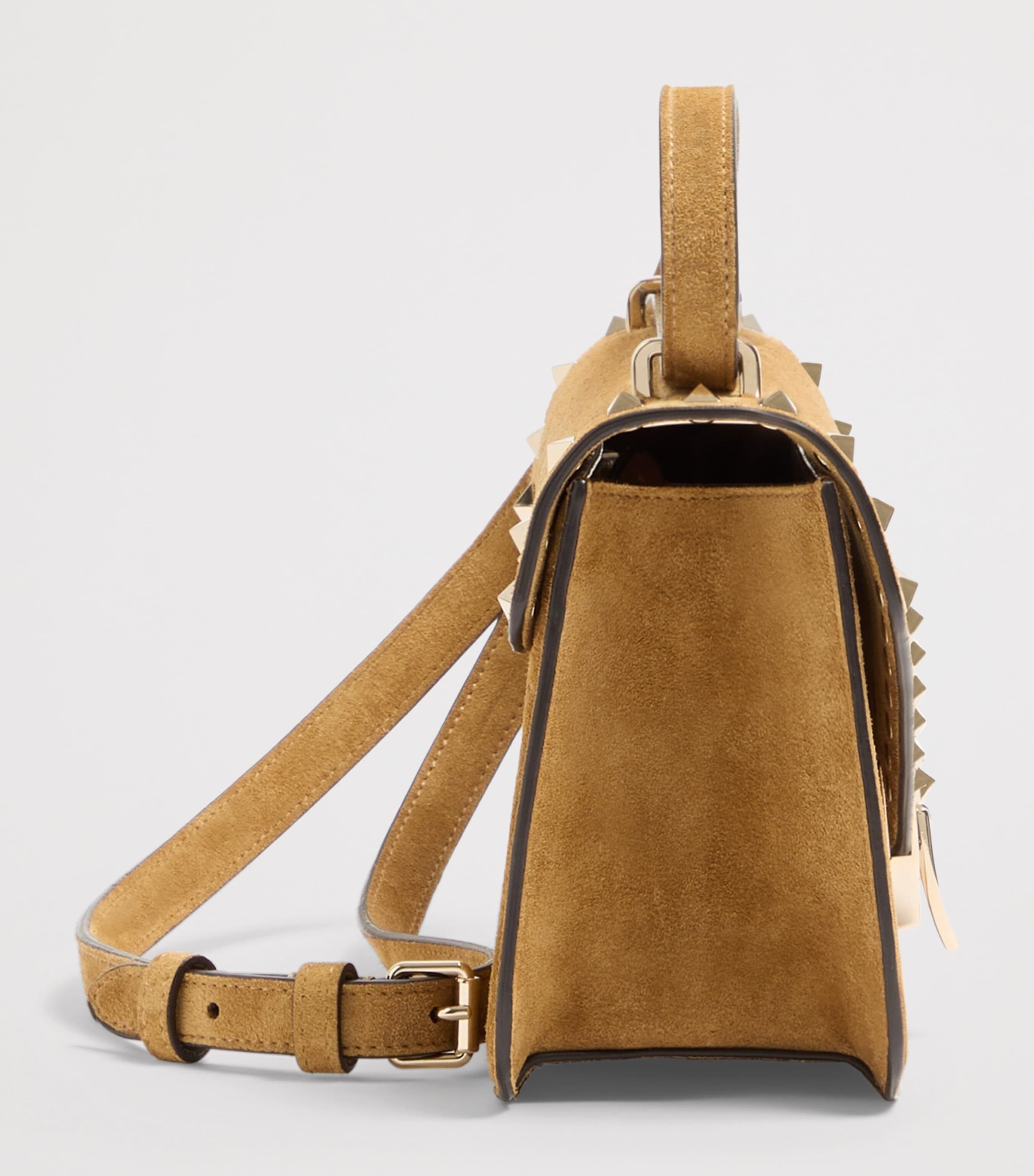Valentino Garavani Small Split Leather Rockstud Shoulder Bag Rdx Image 4