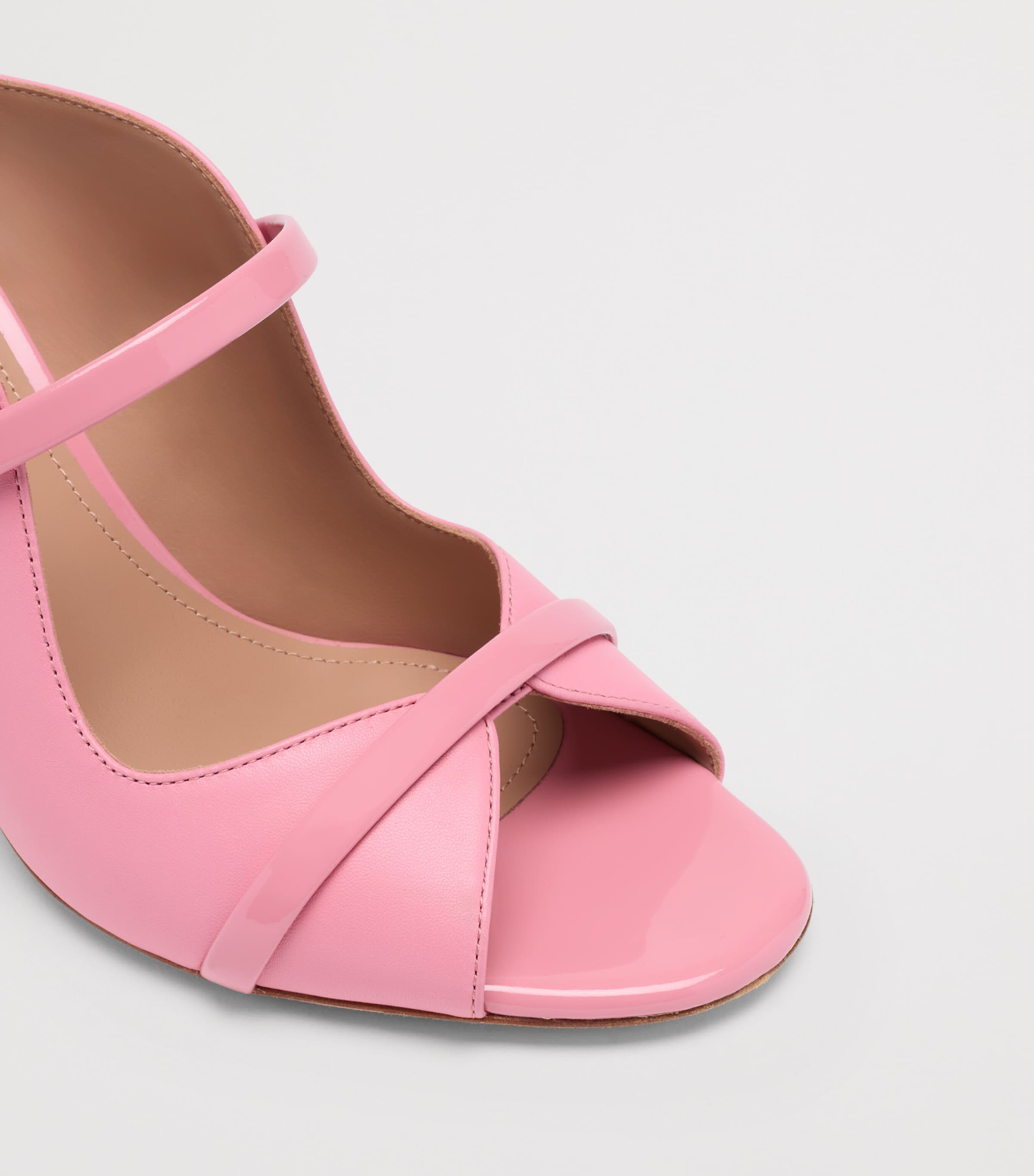 Malone Souliers Leather Norah Heeled Sandals 70 Camellia Image 5