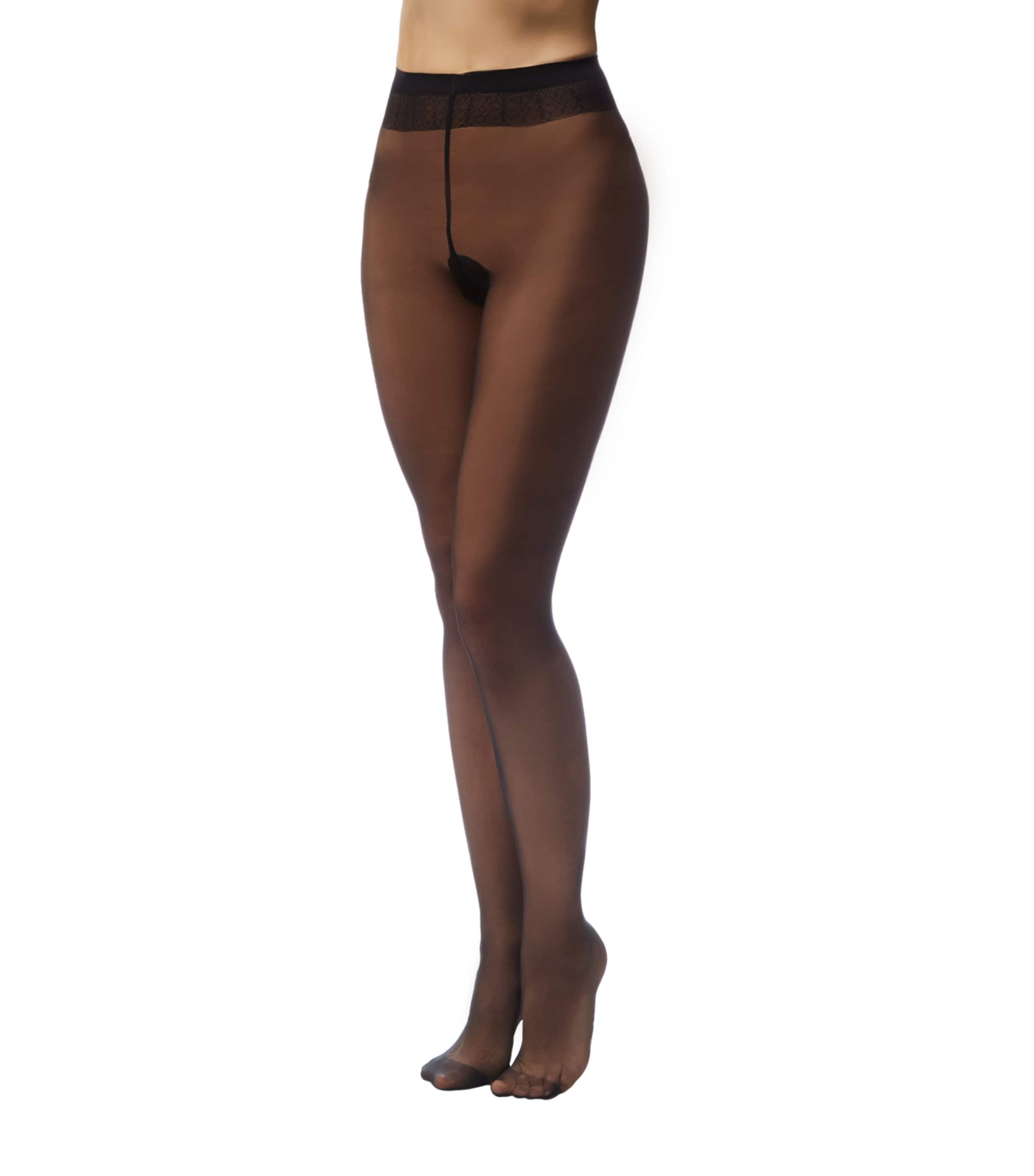 Matt Deluxe 20 Tights 3009 BLACK Image 3