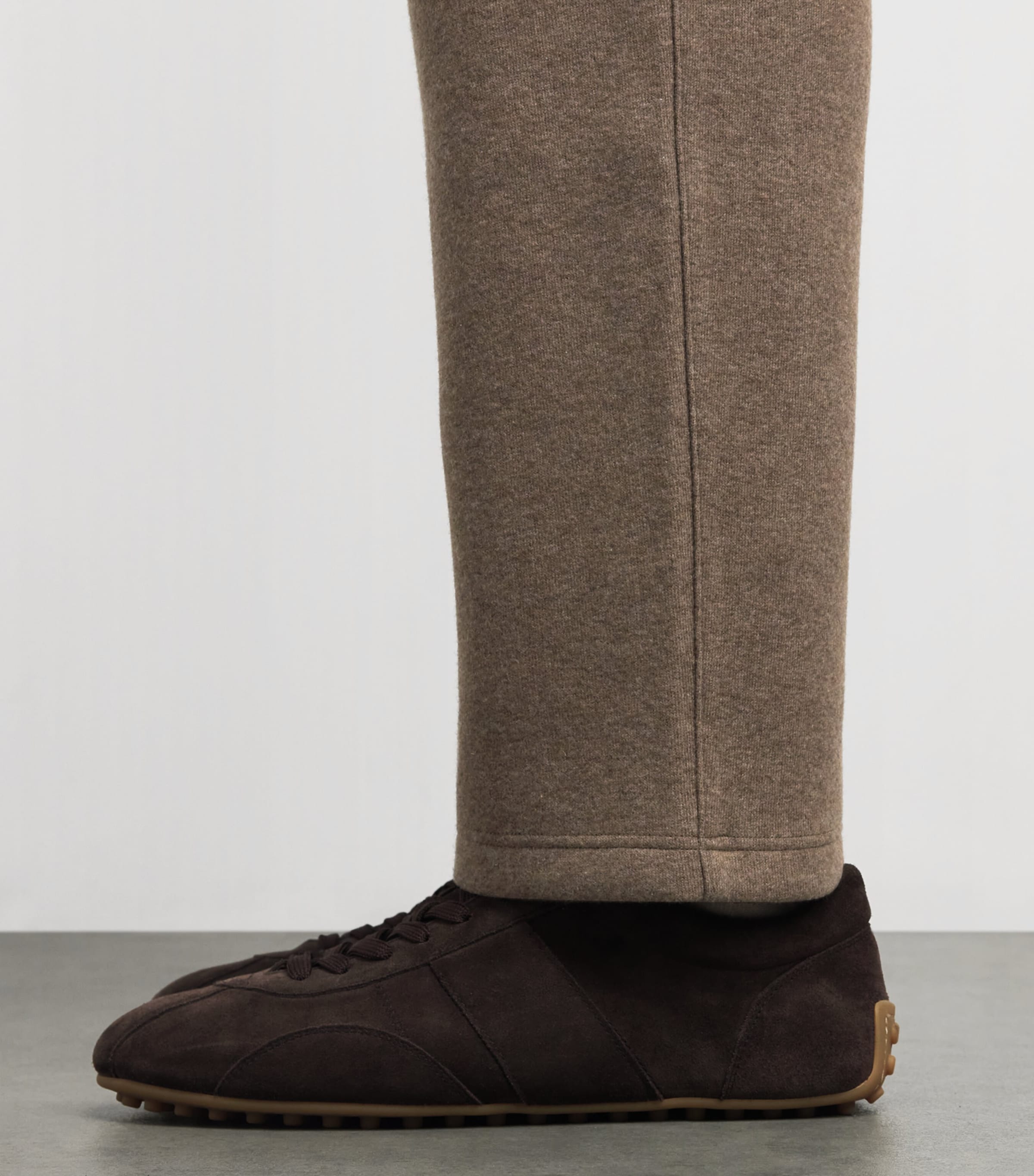Brett Johnson Mens Cashmere-Blend Drawstring Sweatpants Chestnut Image 3
