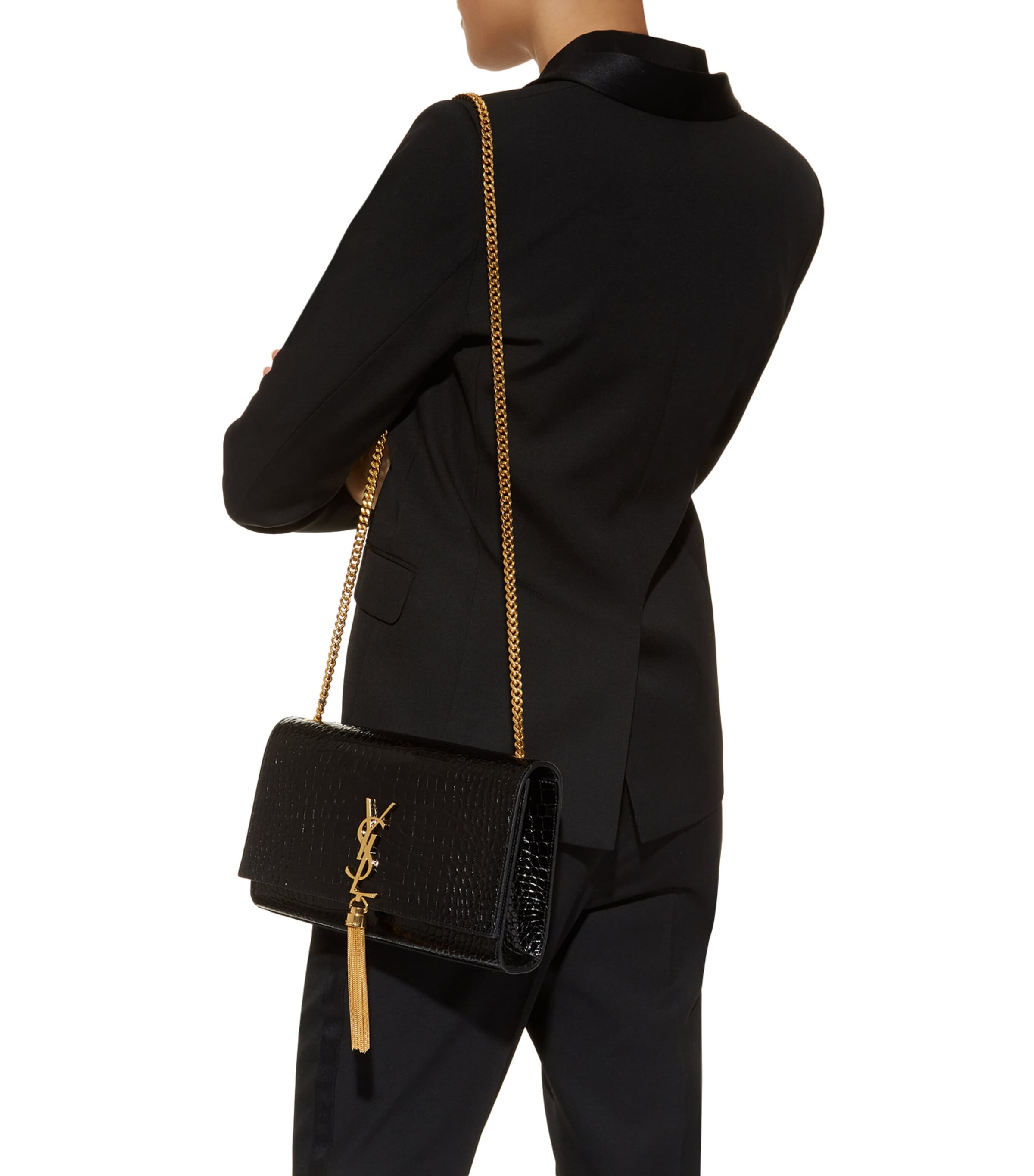 Saint Laurent Medium Kate Cross-Body Bag | Harrods US