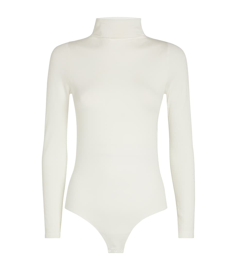 Seamless High-Neck Bodysuit 2179 IVORY Image 1