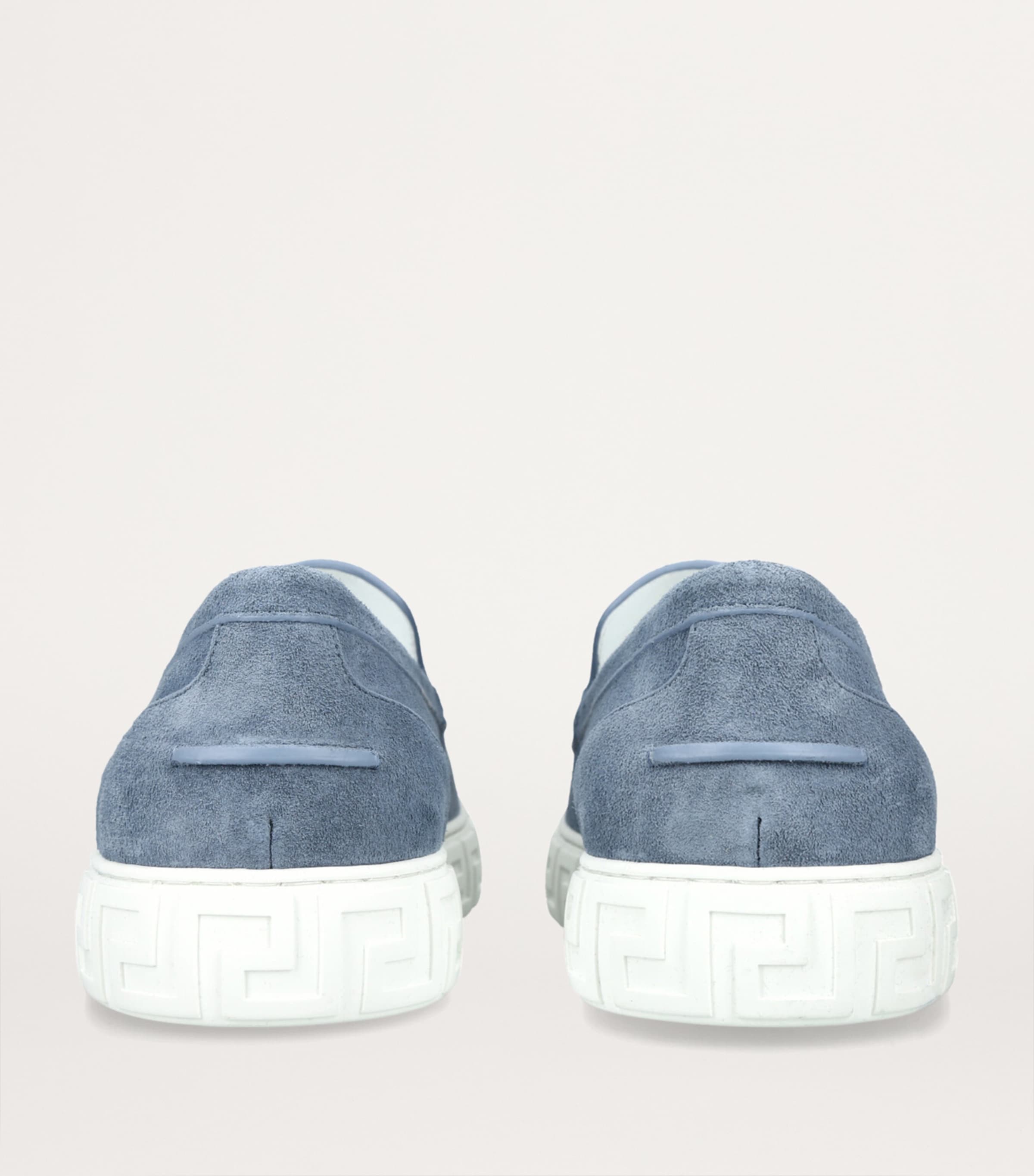 Suede Moccasins BLUE Image 2