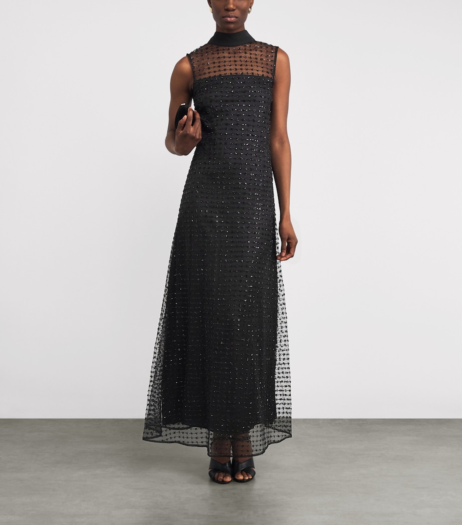 Embellished Albee Maxi Dress STARDUST ONYX Image 2