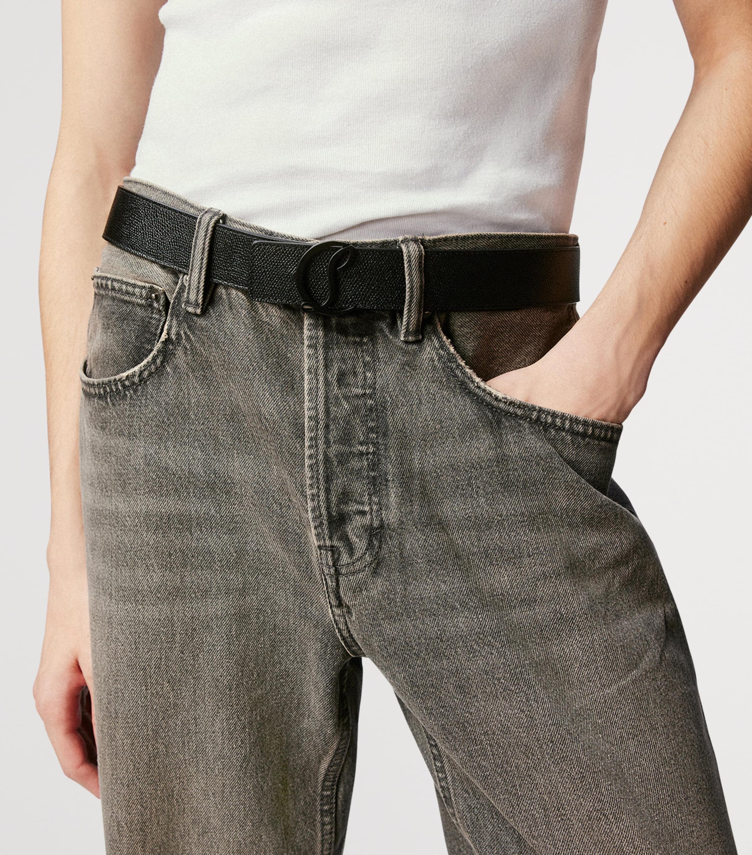 Mooncrest Reversible Leather Belt BK01 Image 2