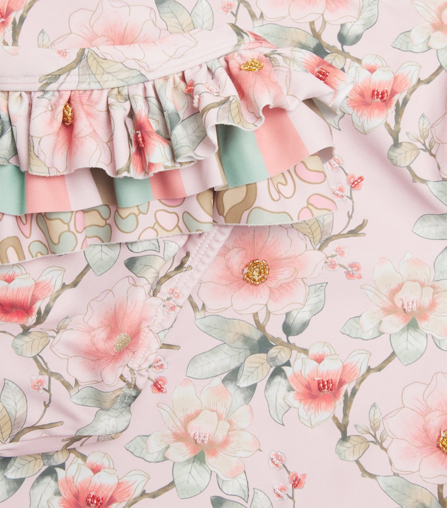 Floral Print 2-Piece Swimsuit (2-10 Years) PETAL Image 3