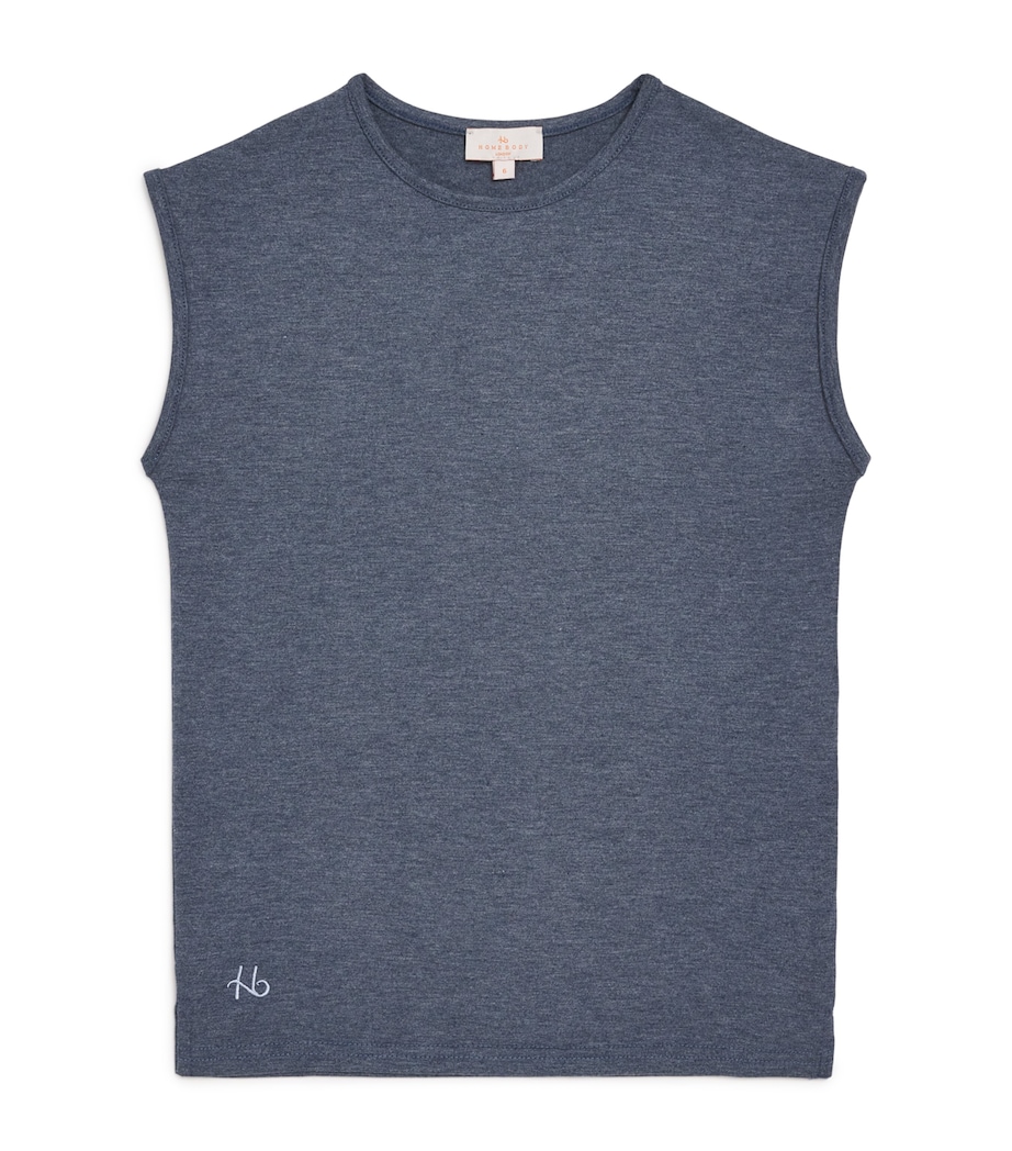 Pyjama Top (6-16 Years) MID DENIM Image 1