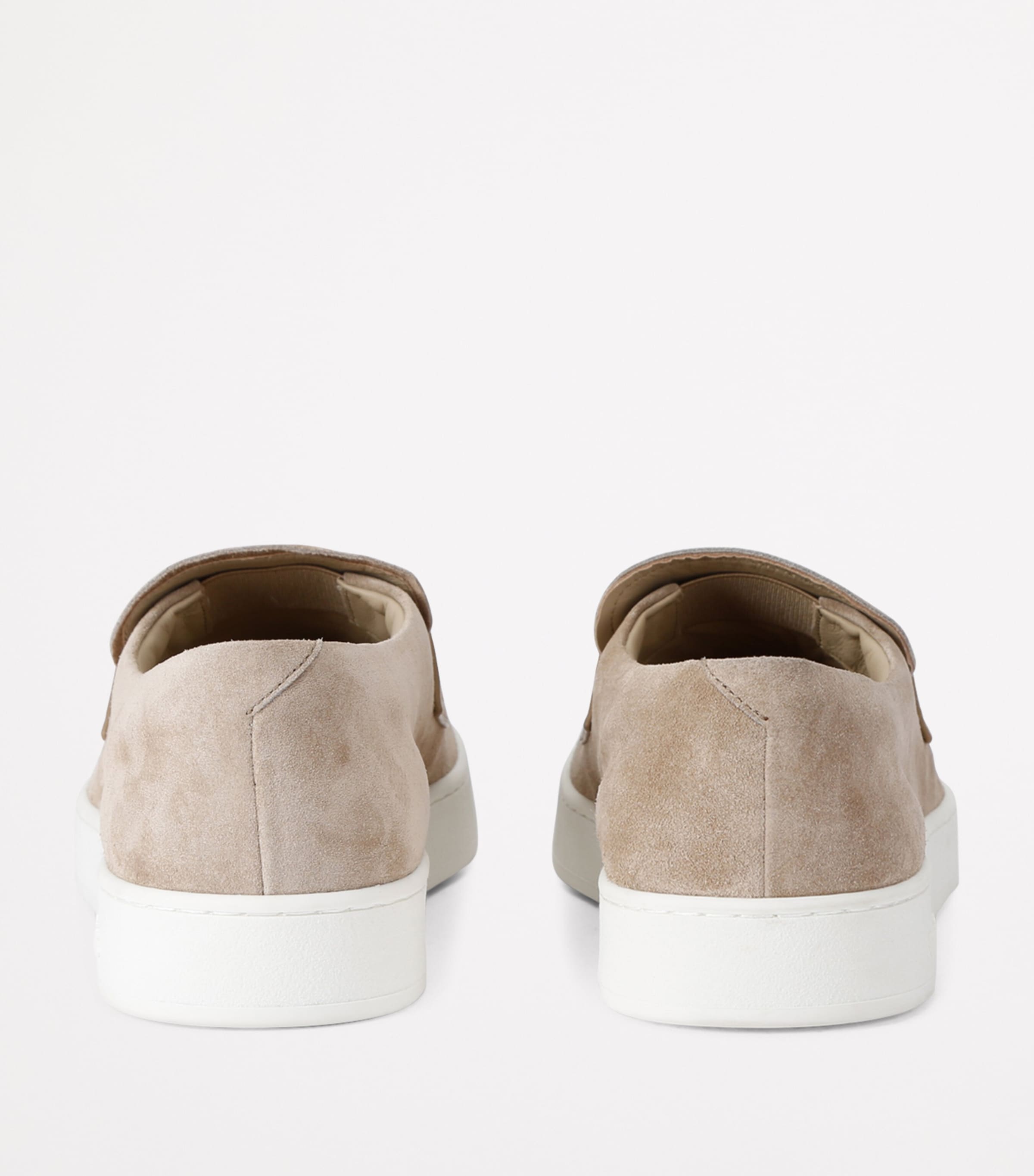 Church's Mens Suede Nailsea Loafers Beige Image 2