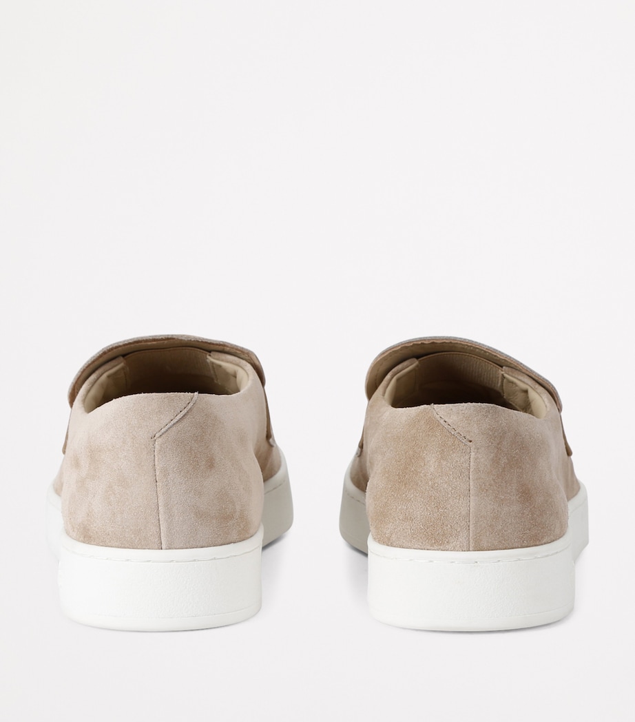 Church's Mens Suede Nailsea Loafers Beige Image 2