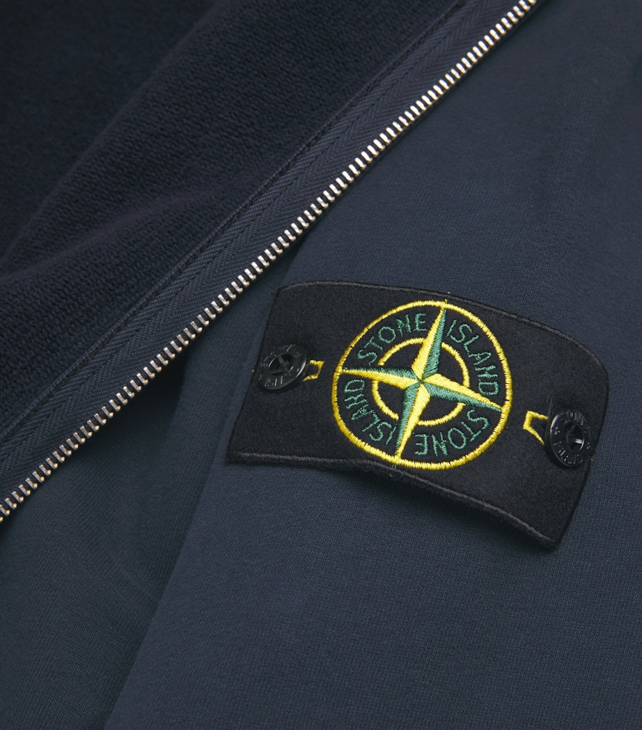 Cotton Compass Logo Zip-Up Hoodie V0020 Image 5