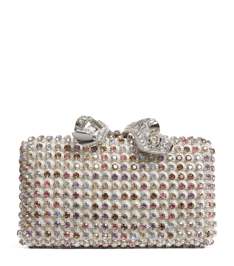 Crystal-Embellished Clutch Bag MULTI Image 1