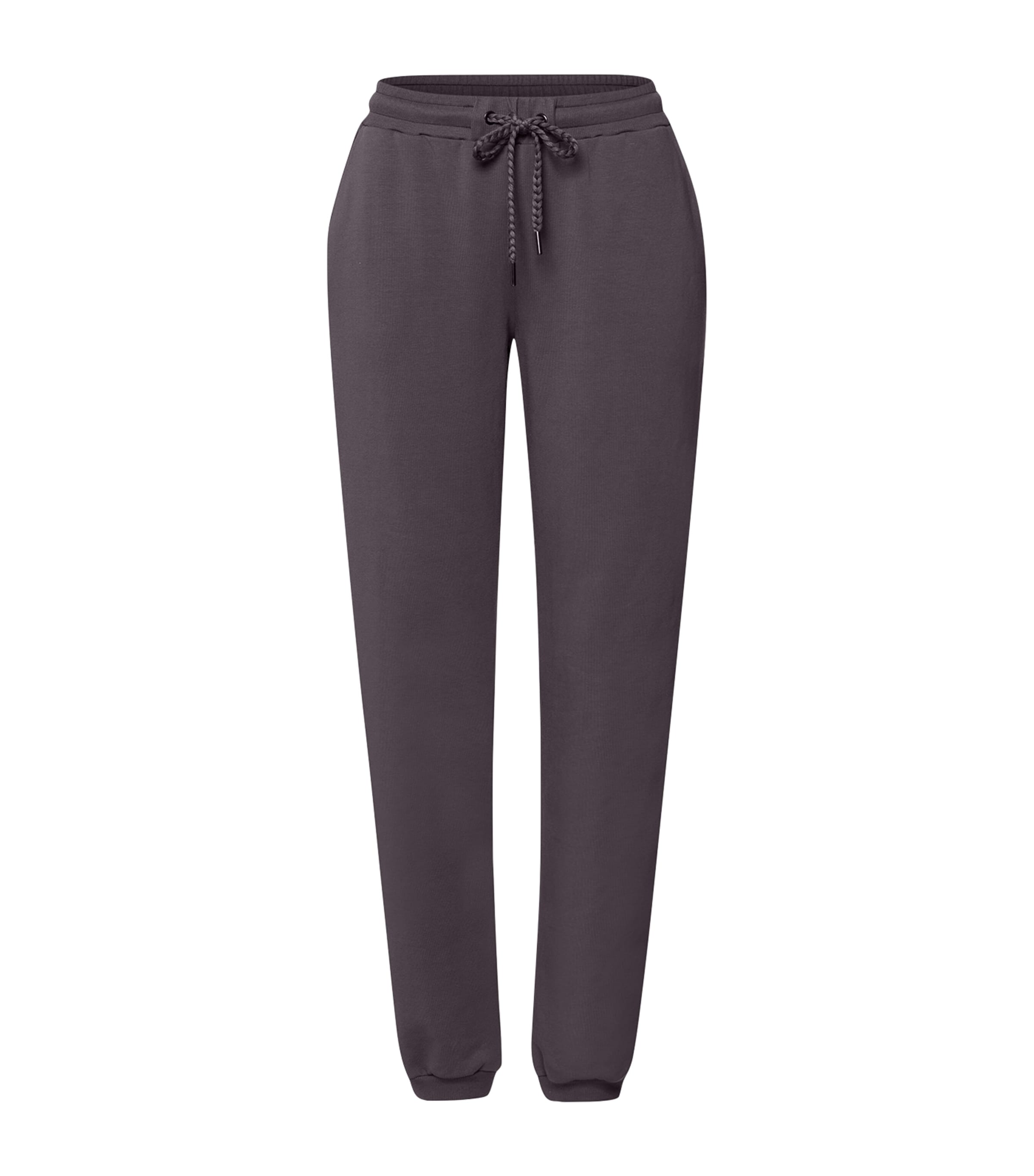 Hanro Organic Cotton-blend Natural Living Long Trousers In Purple