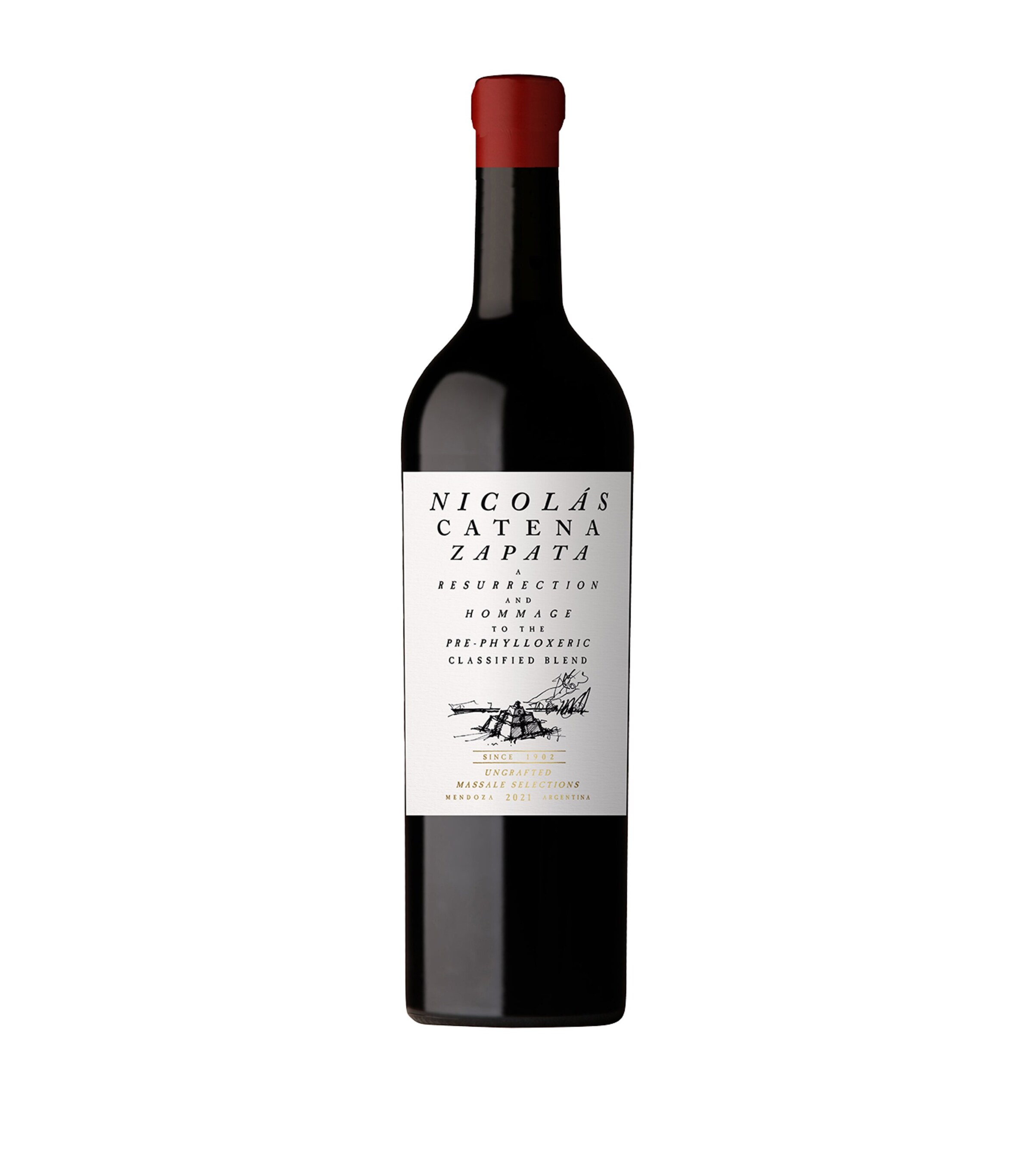 Nicolas Catena Zapata Malbec 2021 (75cl) - Mendoza, Argentina NO COLOUR Image 1