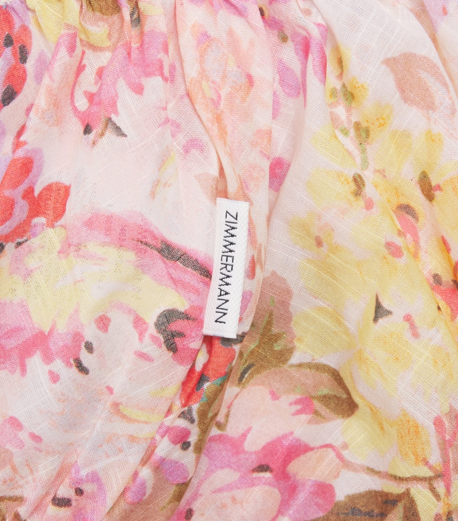 Zimmermann Kids Cotton Solstice Bloomers (2 Years) Pnk Watercolour Flrl Image 3