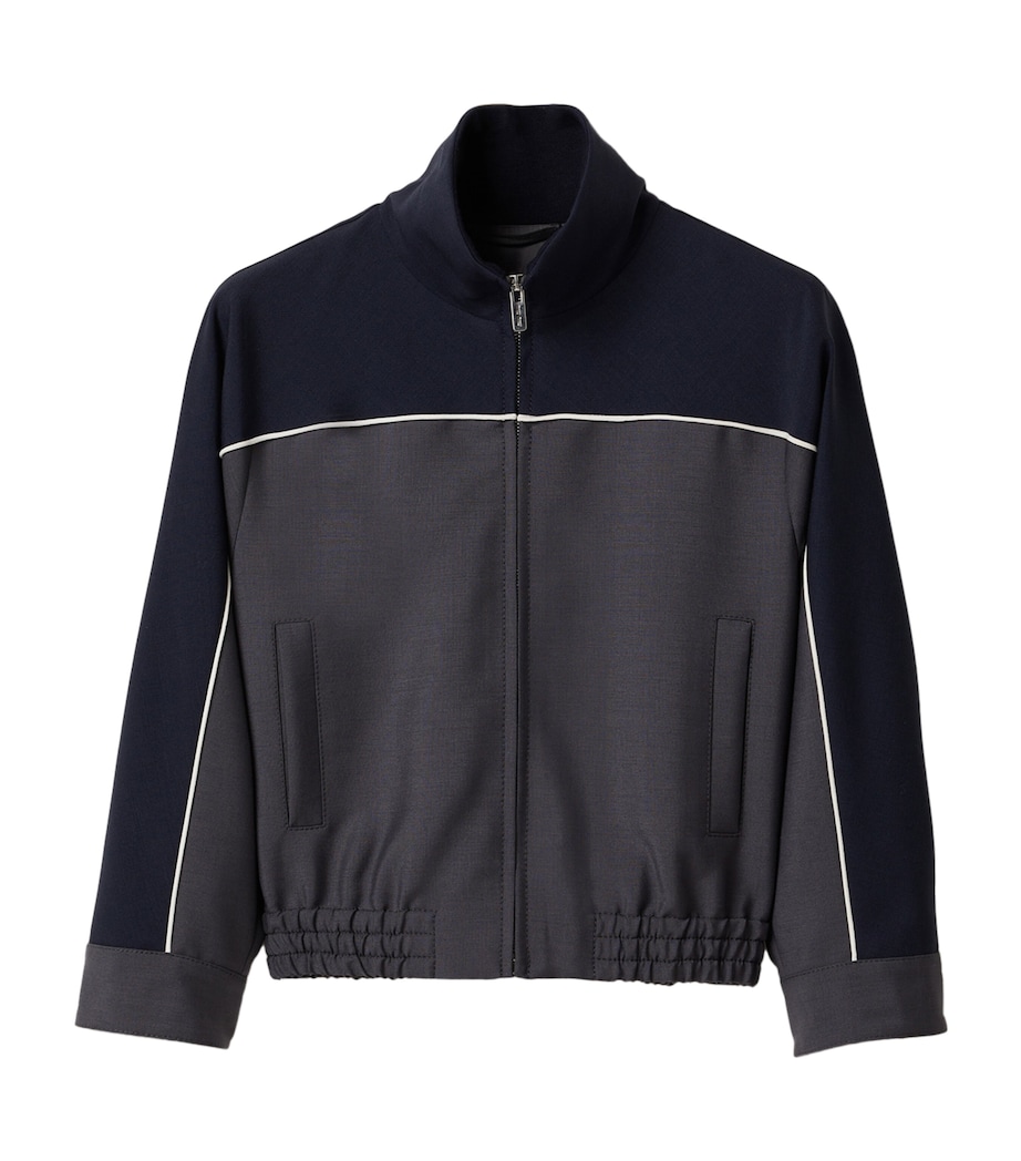 Miu Miu Womens Mohair-Blend Bomber Jacket Image 1