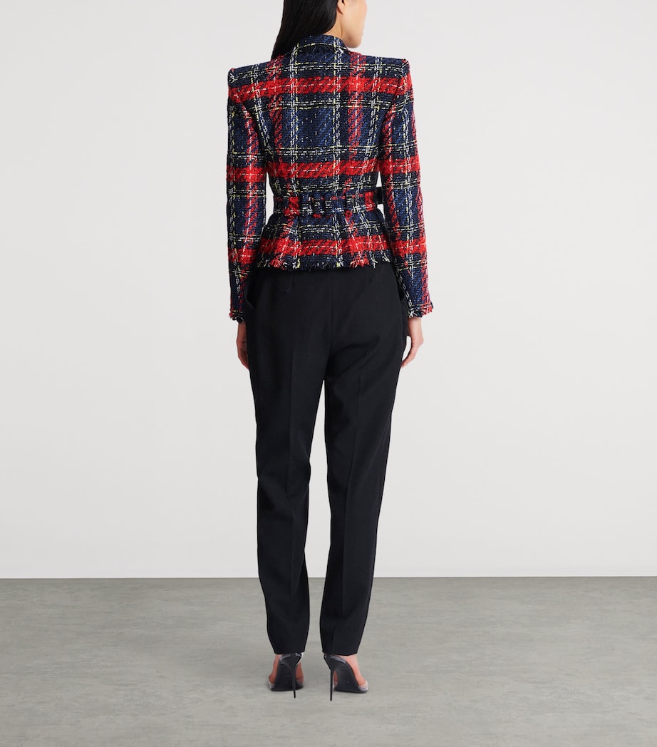 Tweed Belted Jacket AAA MULTICOLORE Image 6