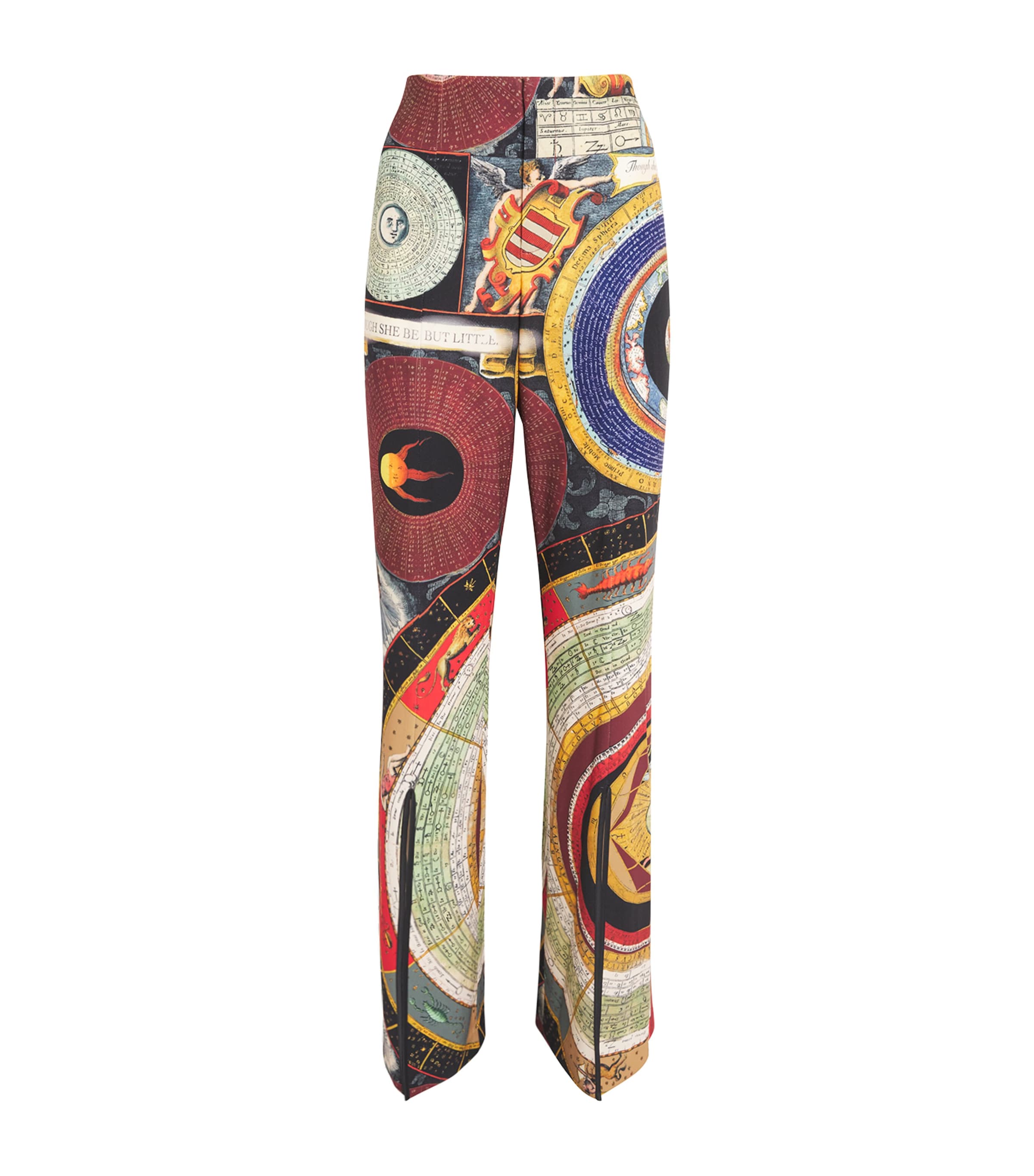 Alice And Olivia Teeny Flared Trousers In Multi