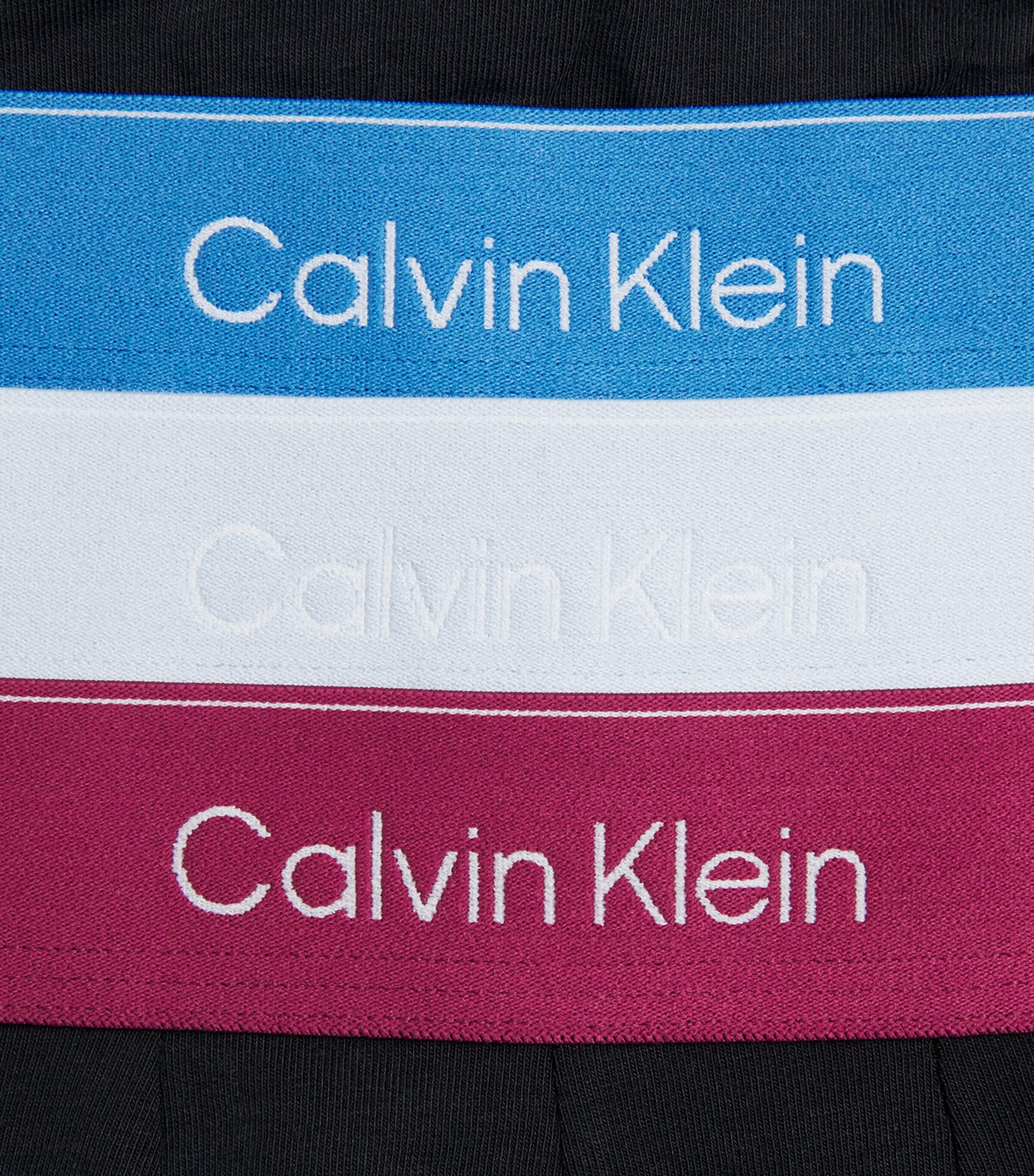 Calvin Klein Mens Stretch-Cotton Icon Boxer Briefs (Pack of 3) Poseidon Blue/p Image 5