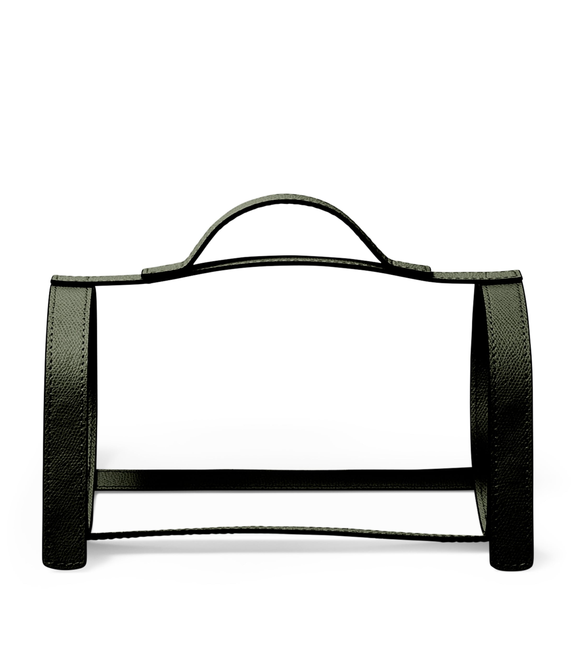 Frette Leather Otello Throw Holder Forest Green Image 4