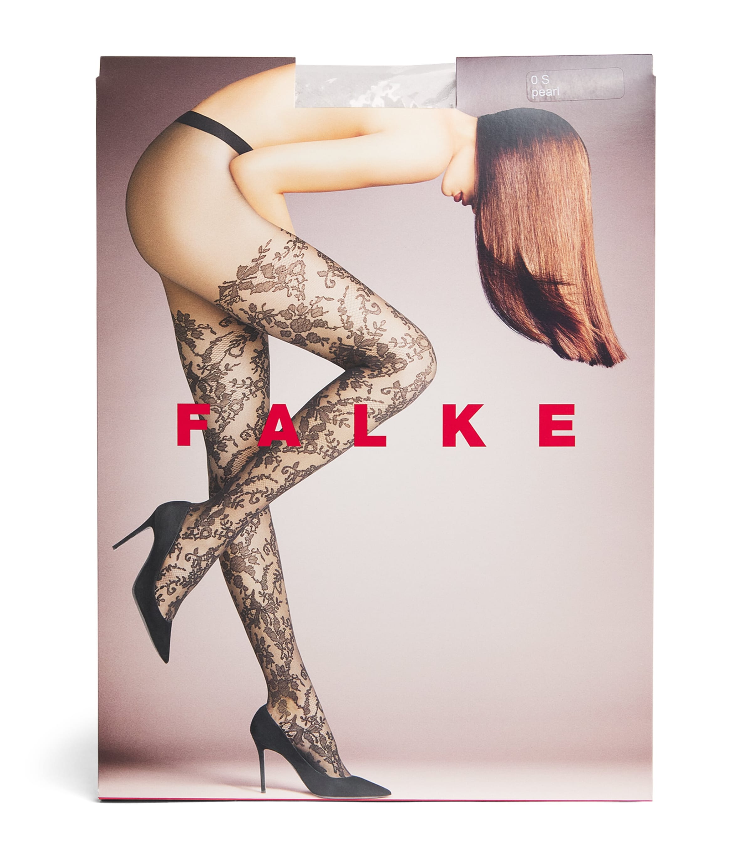 Falke Floral Lace Tights In White