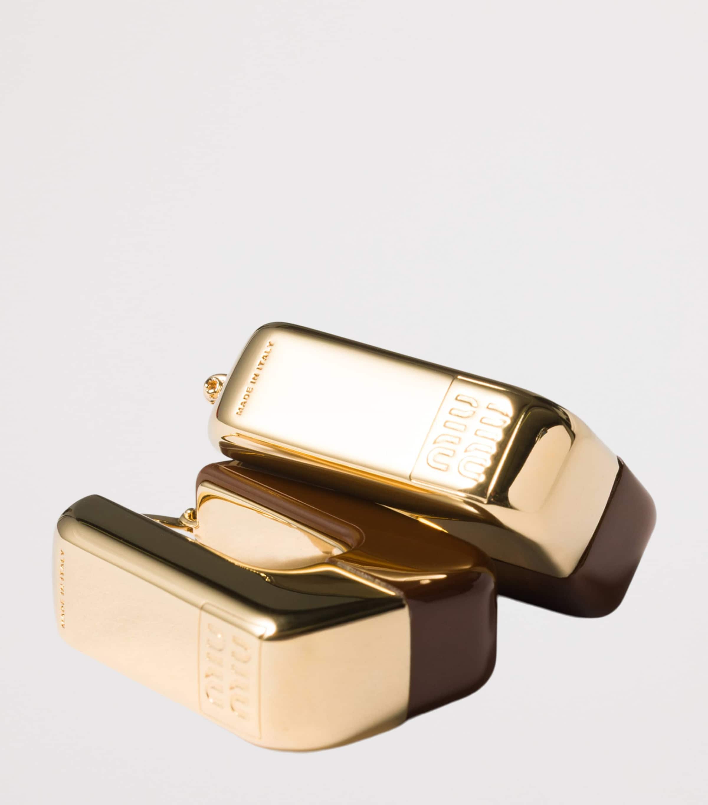 Enamelled Hoop Earrings F0003 Image 2